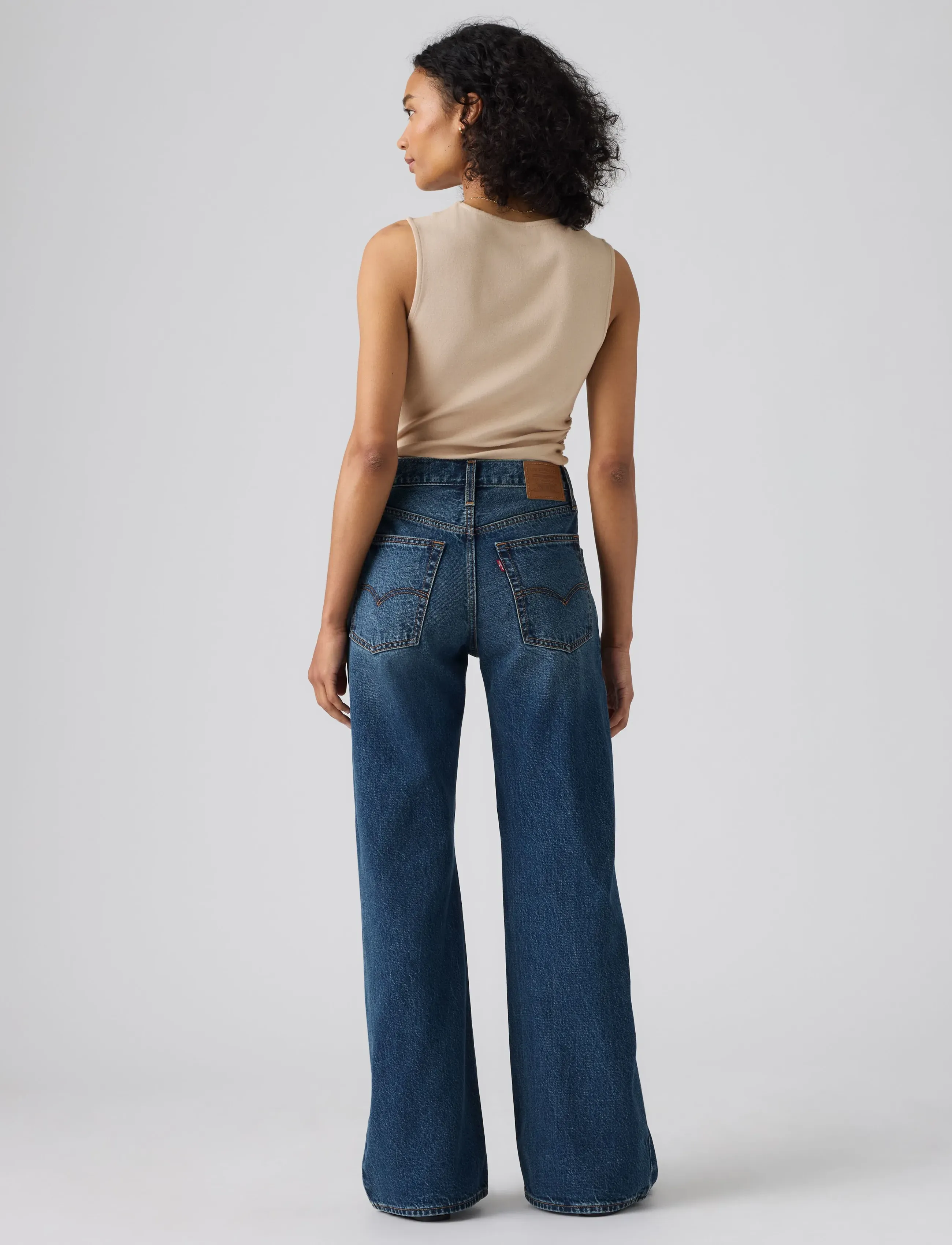 Levi's® - LOOSE BOOT PHOENIX RISING - bootcut-jeans - dark indigo - worn in - 4