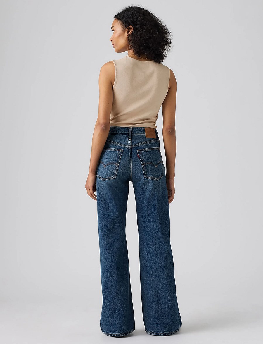 Levi's® - LOOSE BOOT PHOENIX RISING - bootcut-jeans - dark indigo - worn in - 4