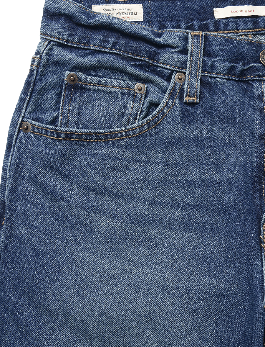 Levi's® - LOOSE BOOT PHOENIX RISING - bootcut-jeans - dark indigo - worn in - 2