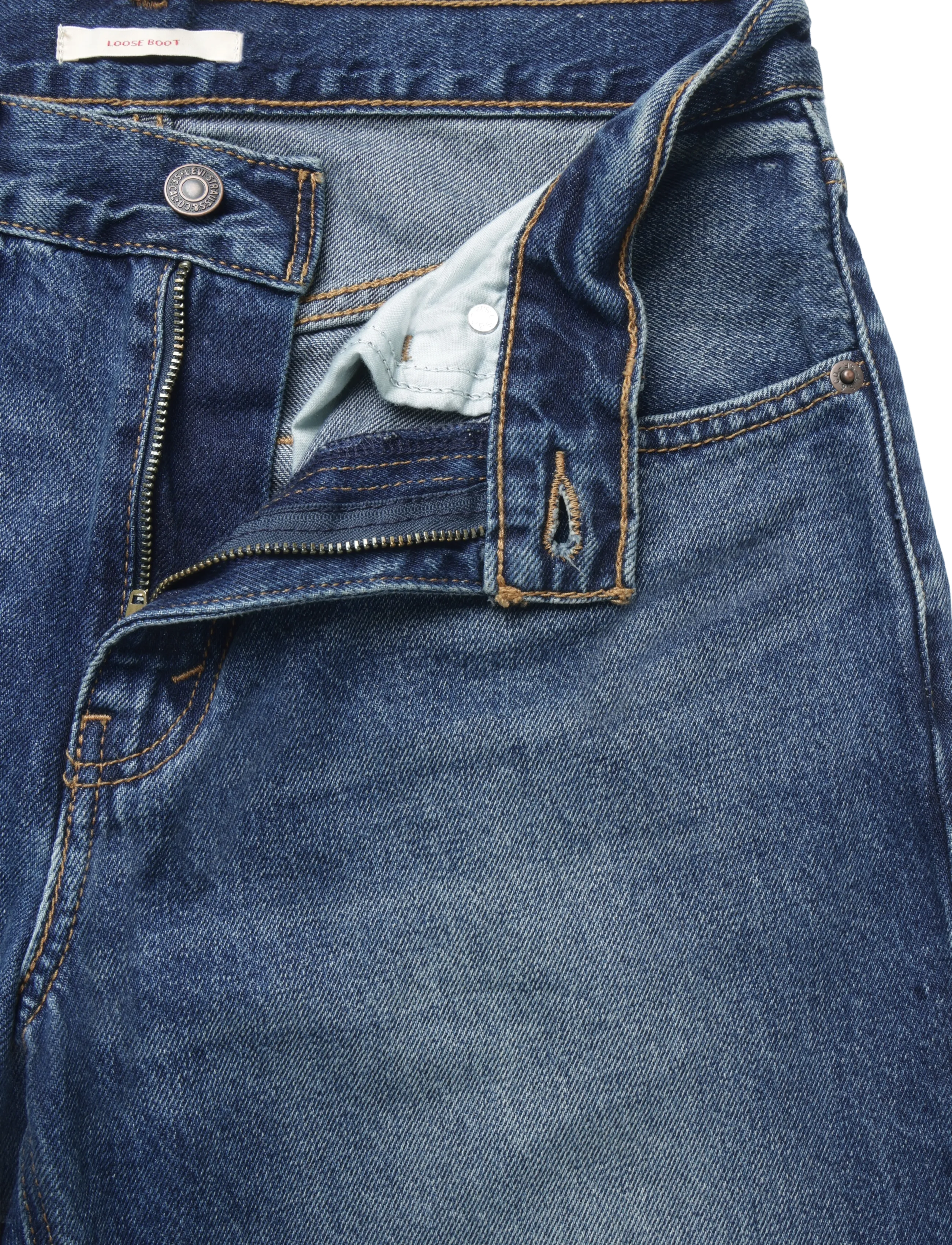 Levi's® - LOOSE BOOT PHOENIX RISING - bootcut-jeans - dark indigo - worn in - 3
