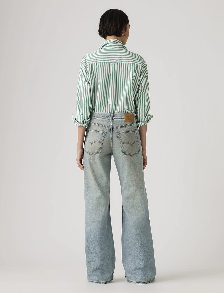 Levi's® - LOOSE BOOT OFF ROADING - bootcut jeans - med indigo - worn in - 4