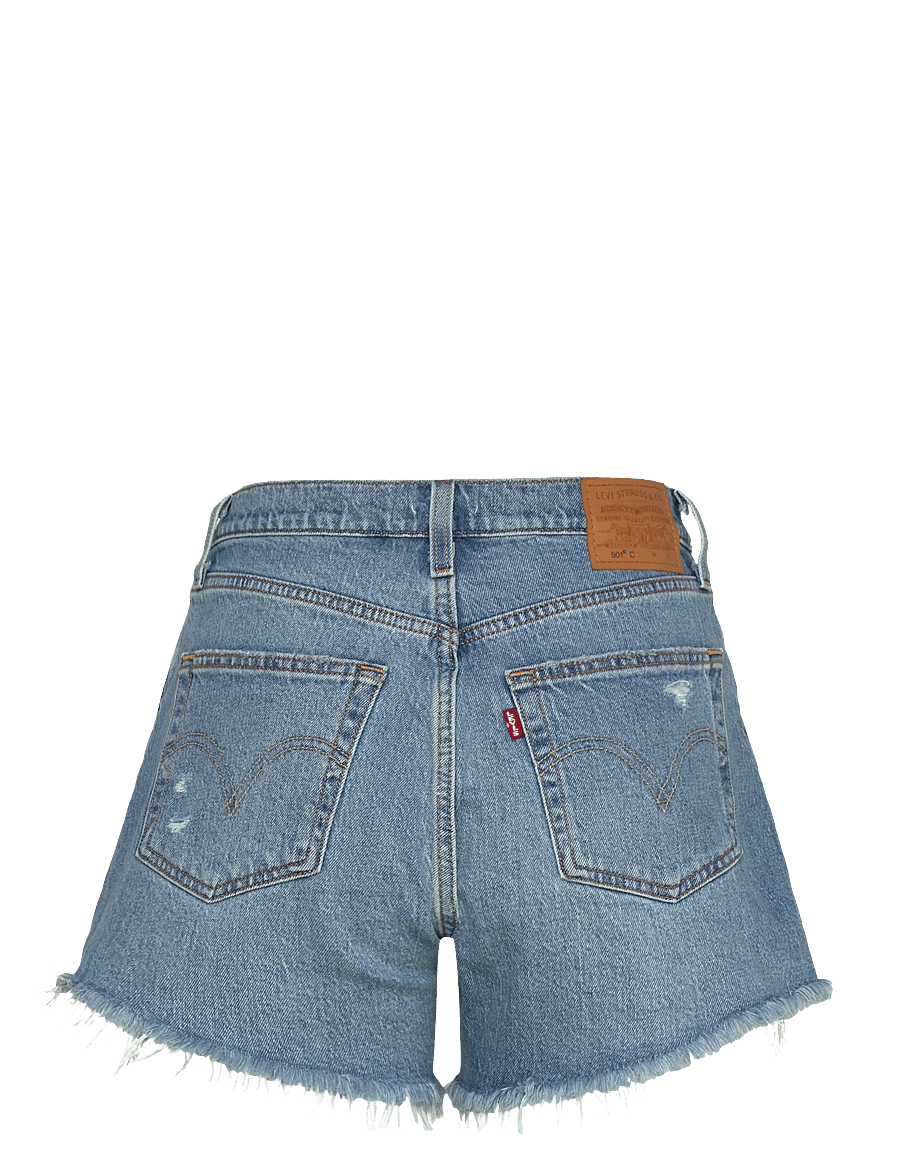 Levi's® - 501 CURVE SHORT EN MASSE - jorts - med indigo - worn in - 2