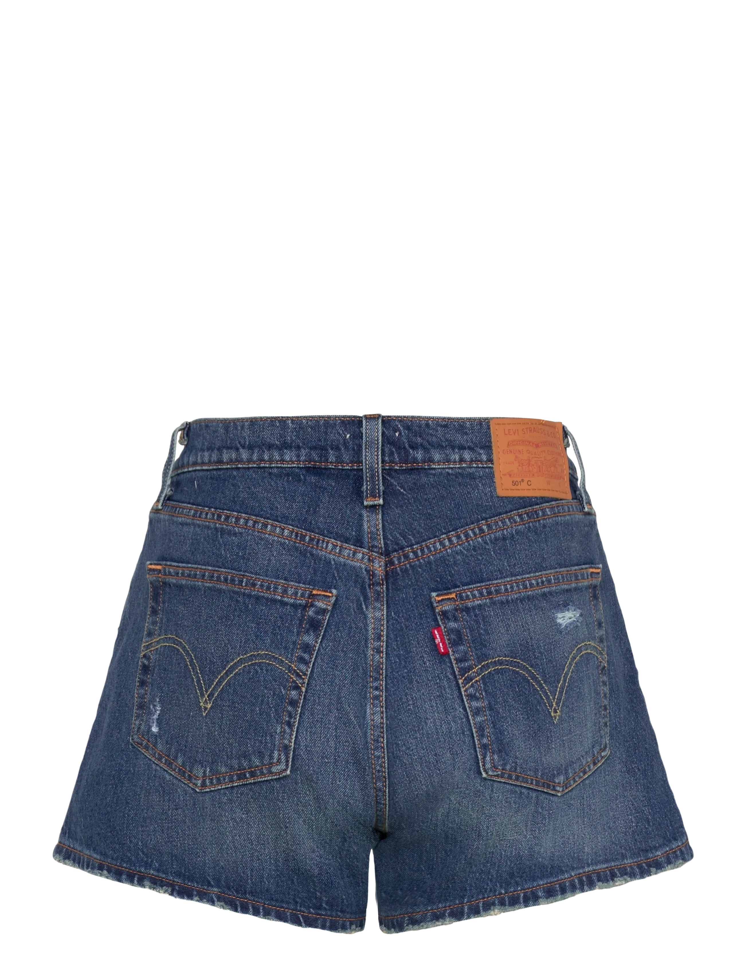 Levi's® - 501 CURVE SHORT HAPPY VIBES CU - lühikesed teksapüksid - dark indigo - worn in - 2