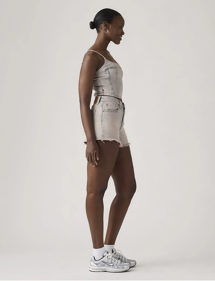 Levi's® - 501 CURVE SHORT ROSE UP RAW HE - farkkushortsit - pinks - 3