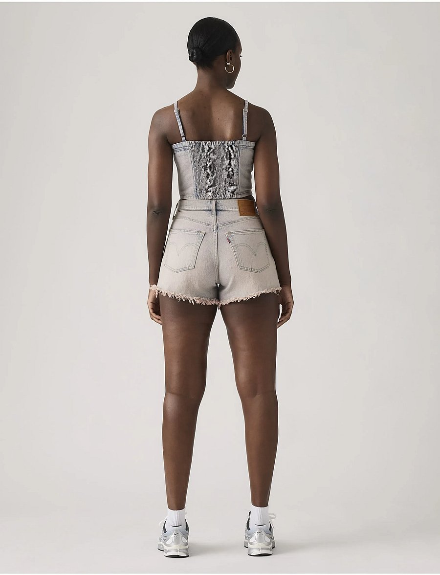Levi's® - 501 CURVE SHORT ROSE UP RAW HE - farkkushortsit - pinks - 4