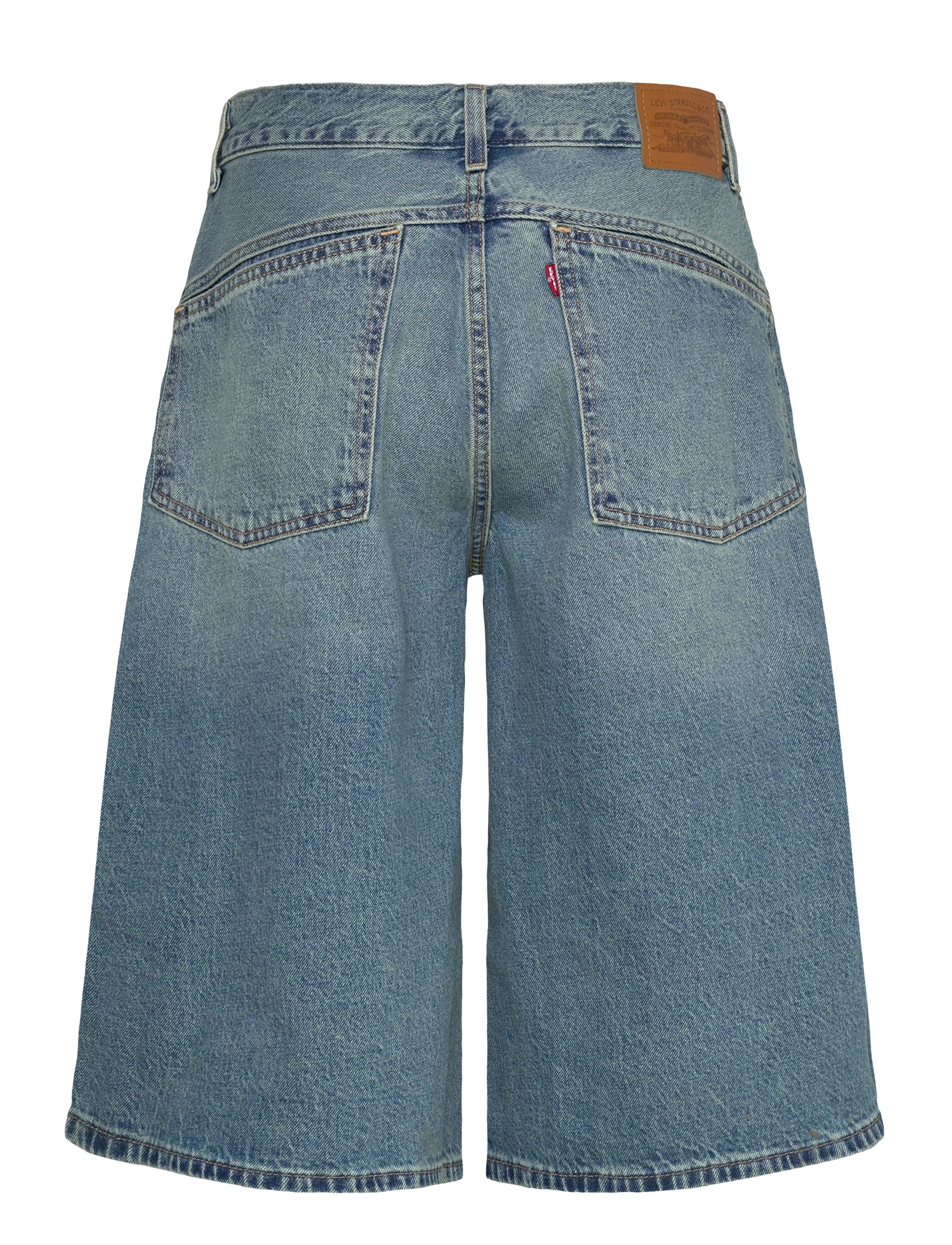 Levi's® - SUPER BAGGY JORT HAZY TIMES - jorts - med indigo - worn in - 1