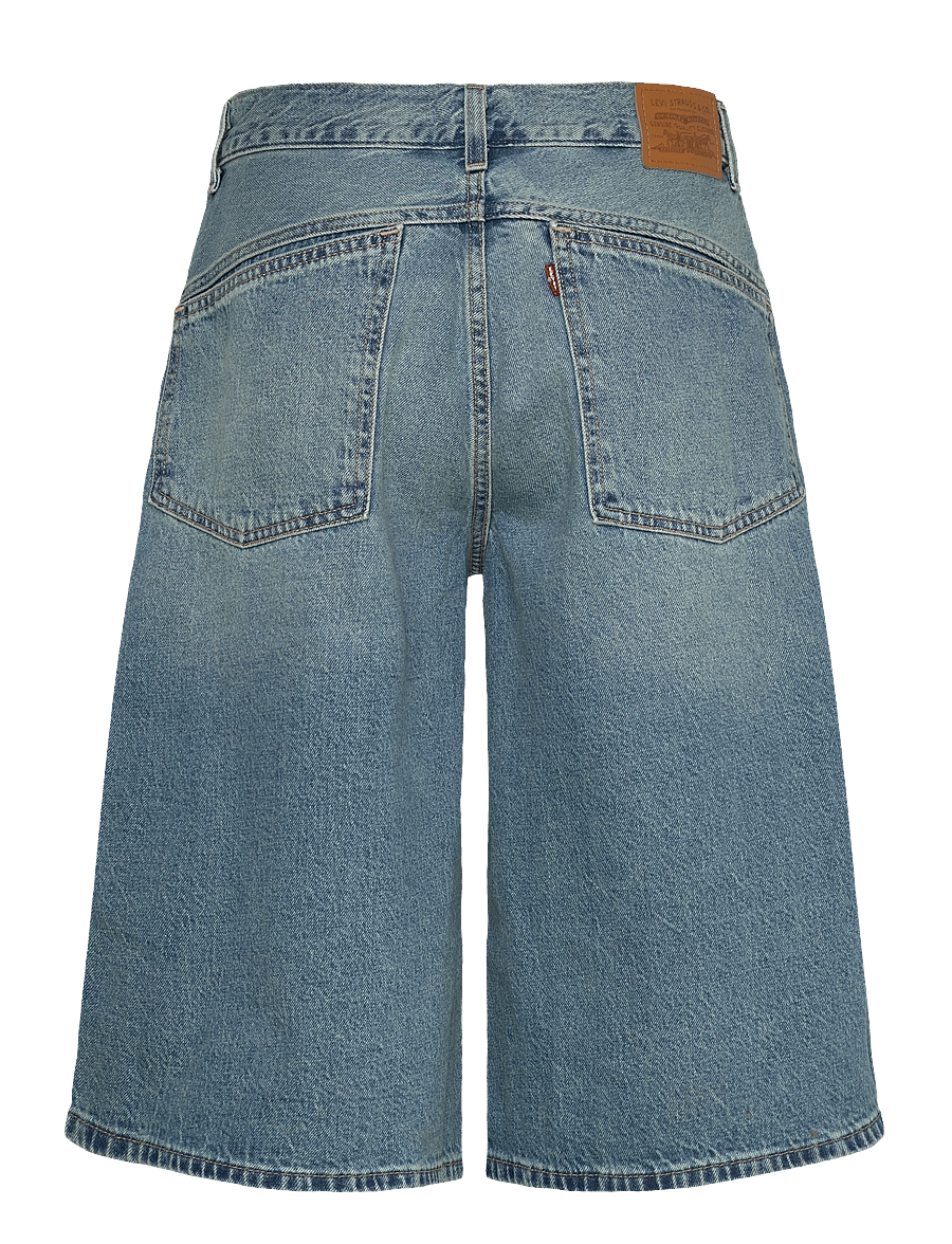Levi's® - SUPER BAGGY JORT HAZY TIMES - jeansshorts - med indigo - worn in - 1