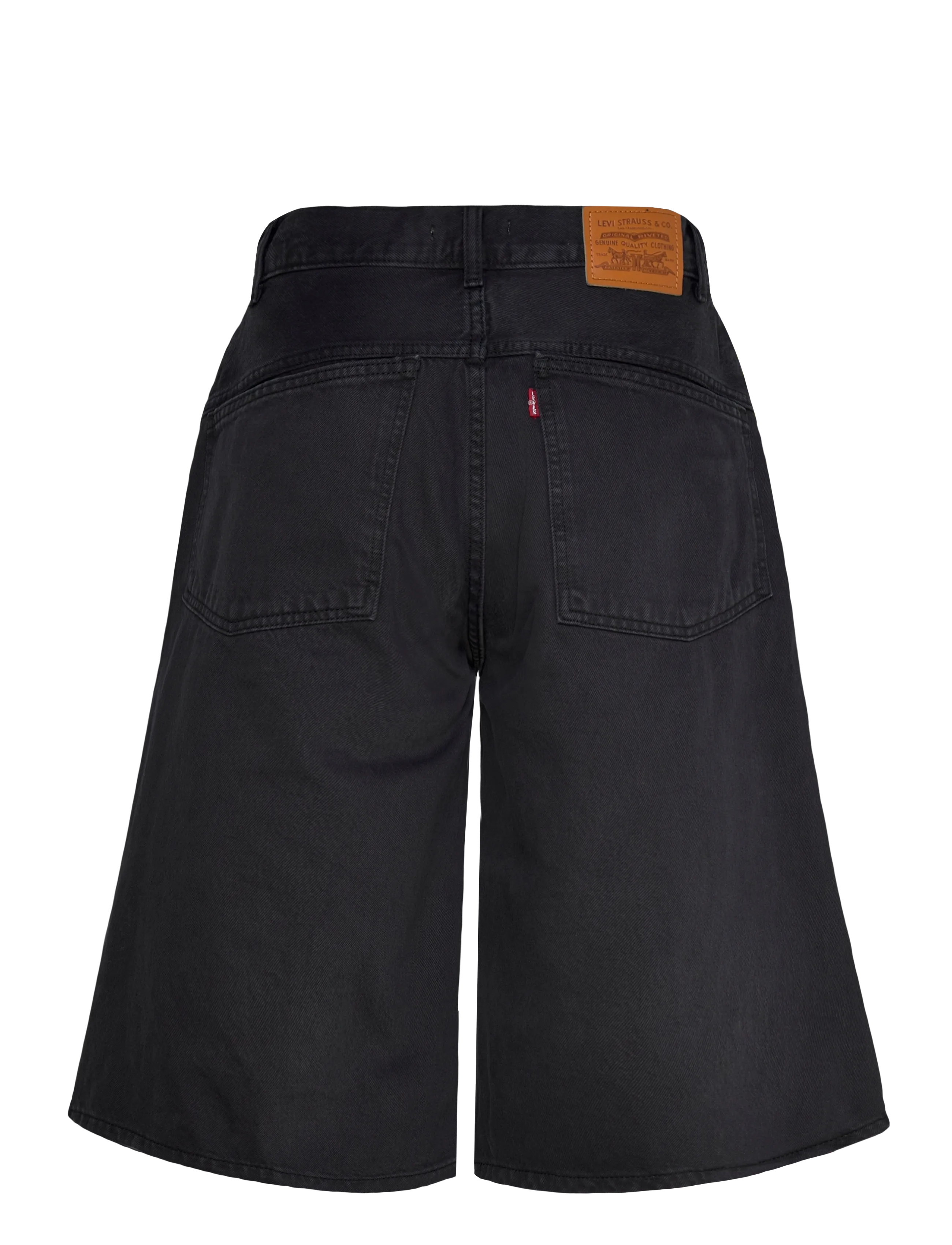 Levi's® - SUPER BAGGY JORT CHIPPED BLACK - jorts - blacks - 2
