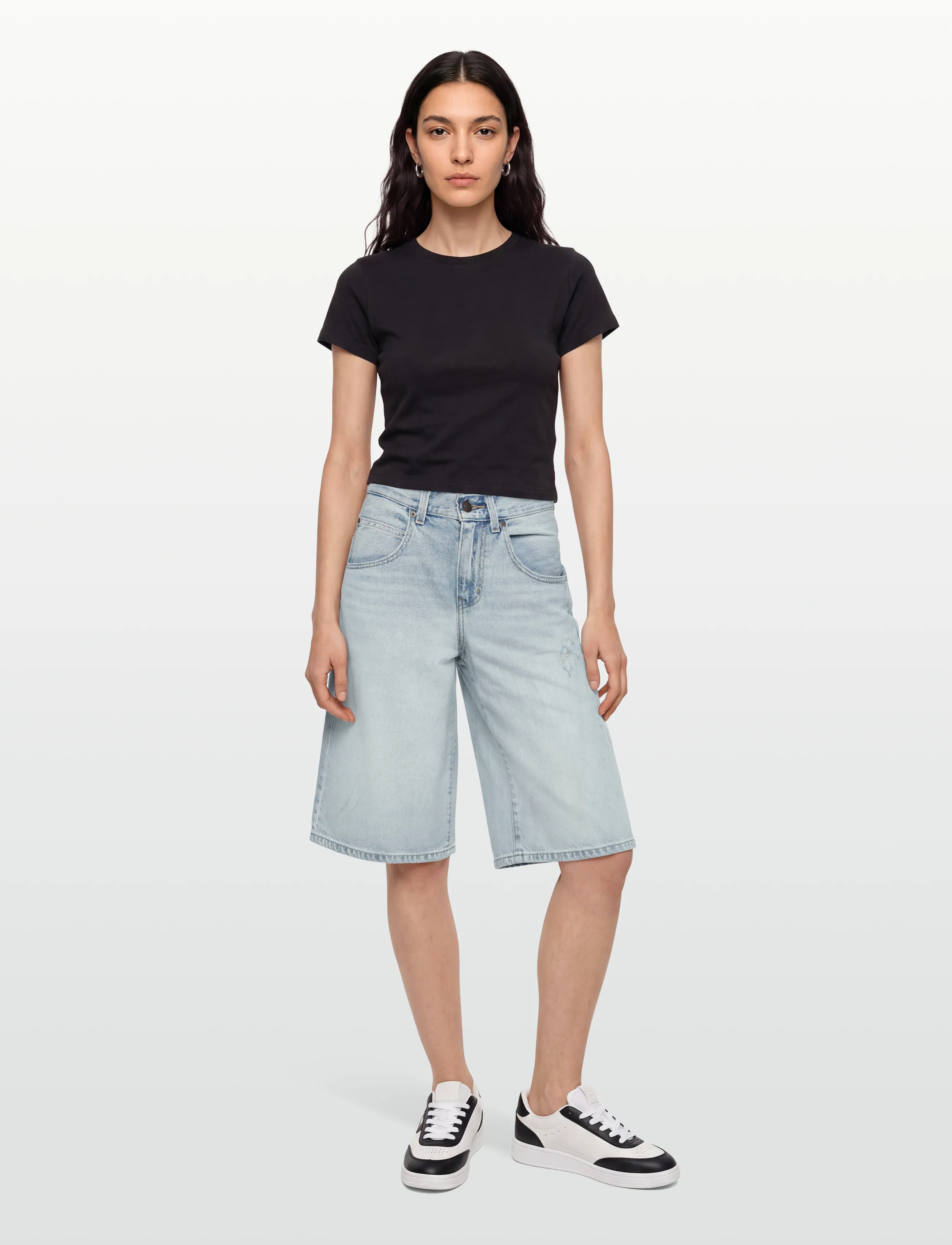 Levi's Super Baggy Jort South City, 27, Shorts, Blau - Bermudas, Frauen