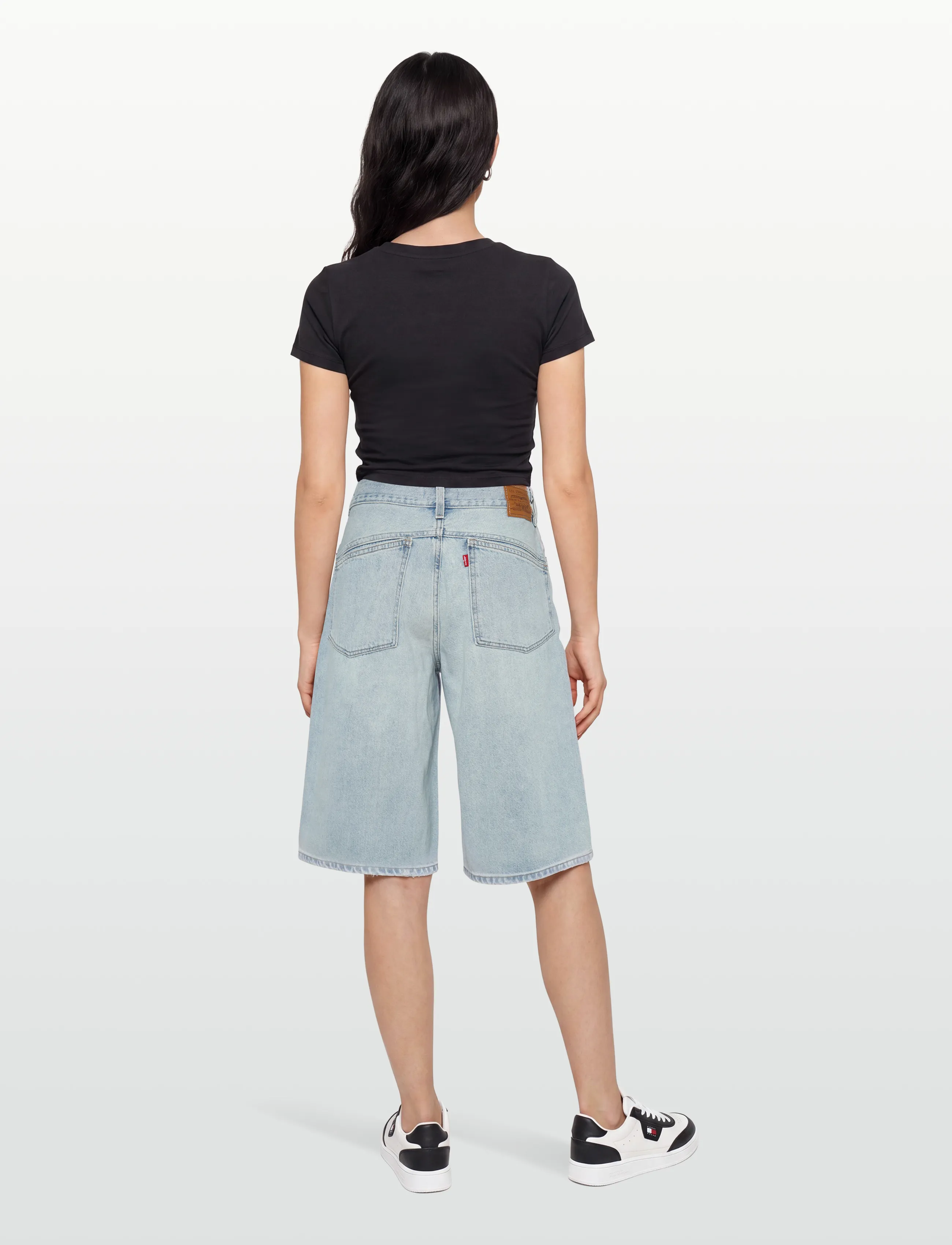 Levi's® - SUPER BAGGY JORT SOUTH CITY - jorts - med indigo - worn in - 4