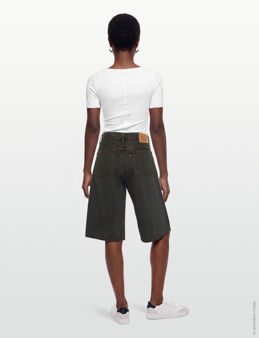Levi's® - SUPER BAGGY JORT OVER A CUP PS - jorts - browns - 4