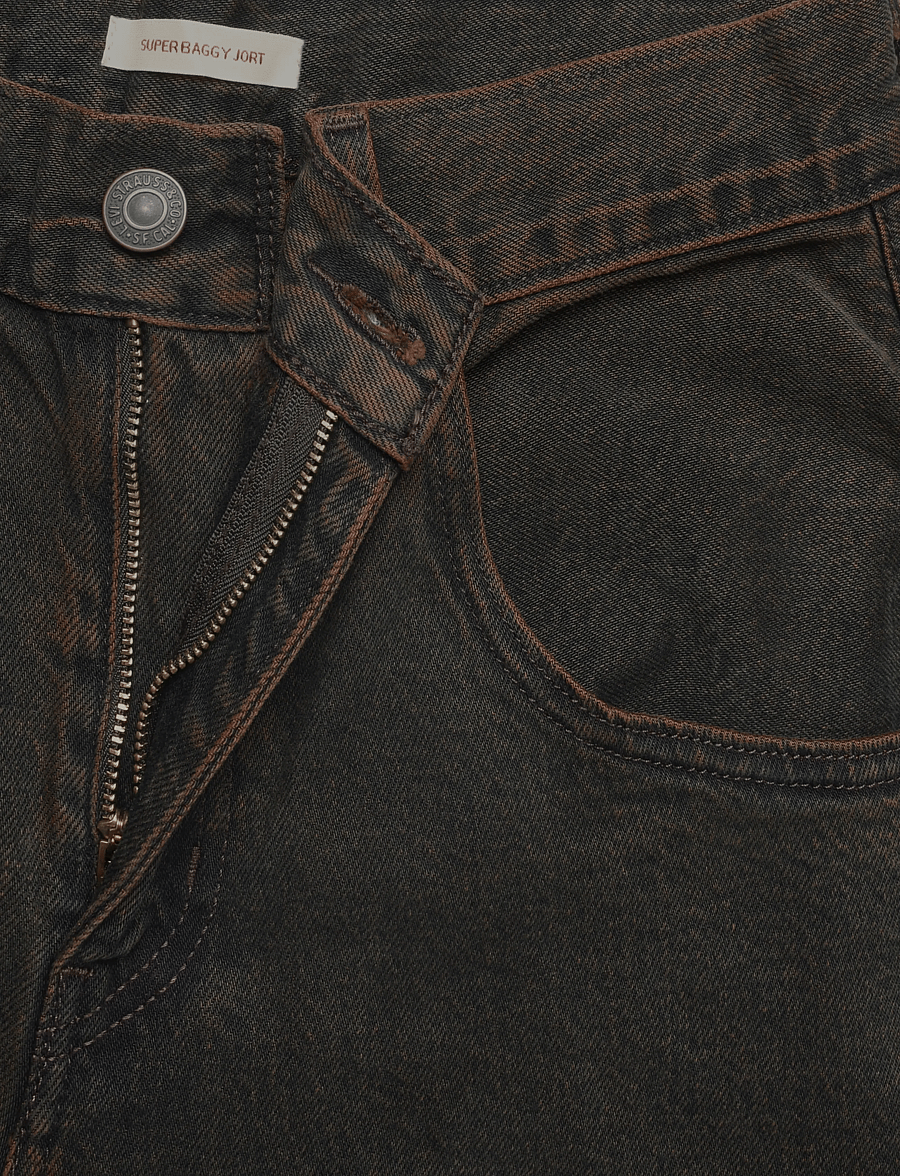 Levi's® - SUPER BAGGY JORT OVER A CUP PS - jorts - browns - 3