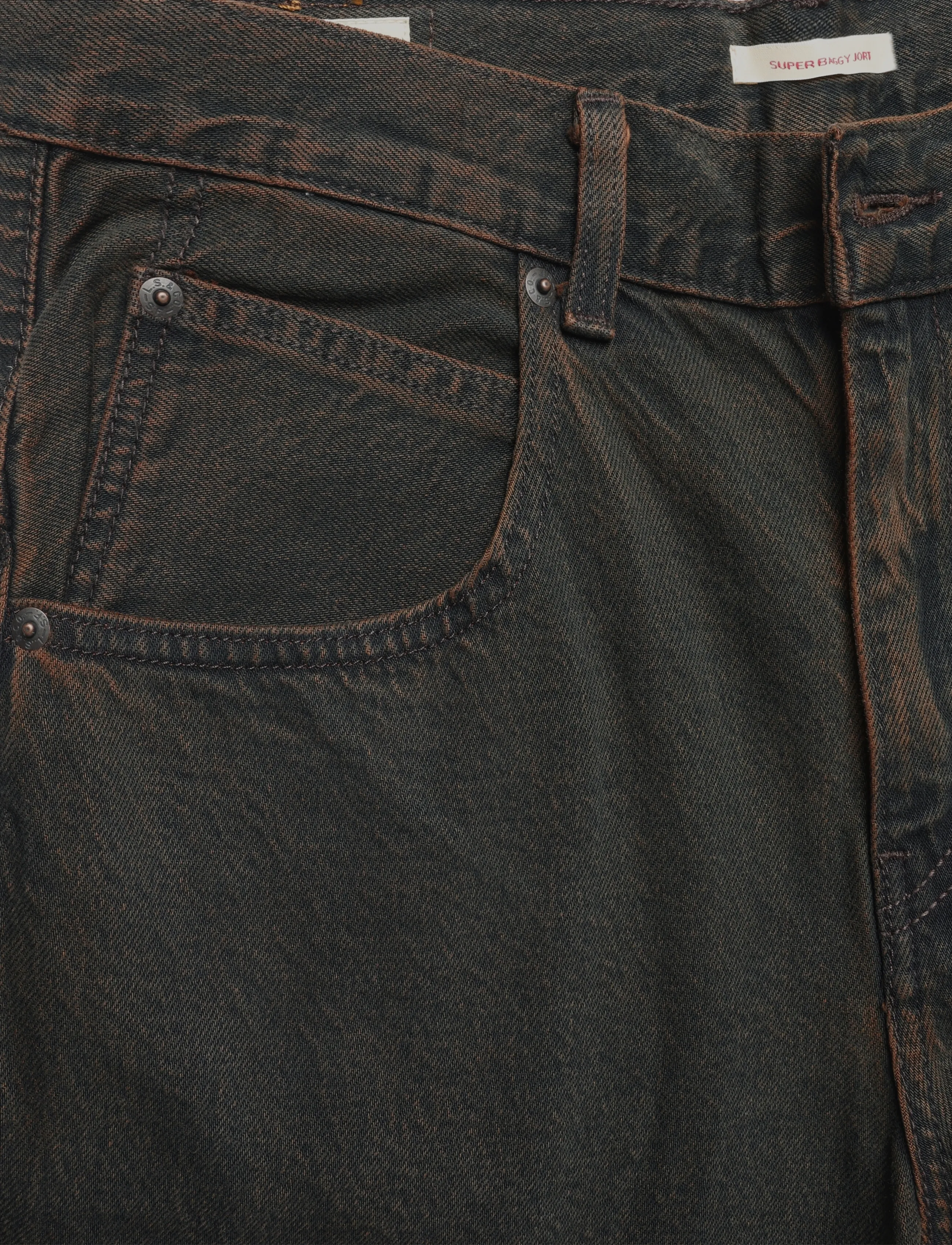 Levi's® - SUPER BAGGY JORT OVER A CUP PS - jorts - browns - 4