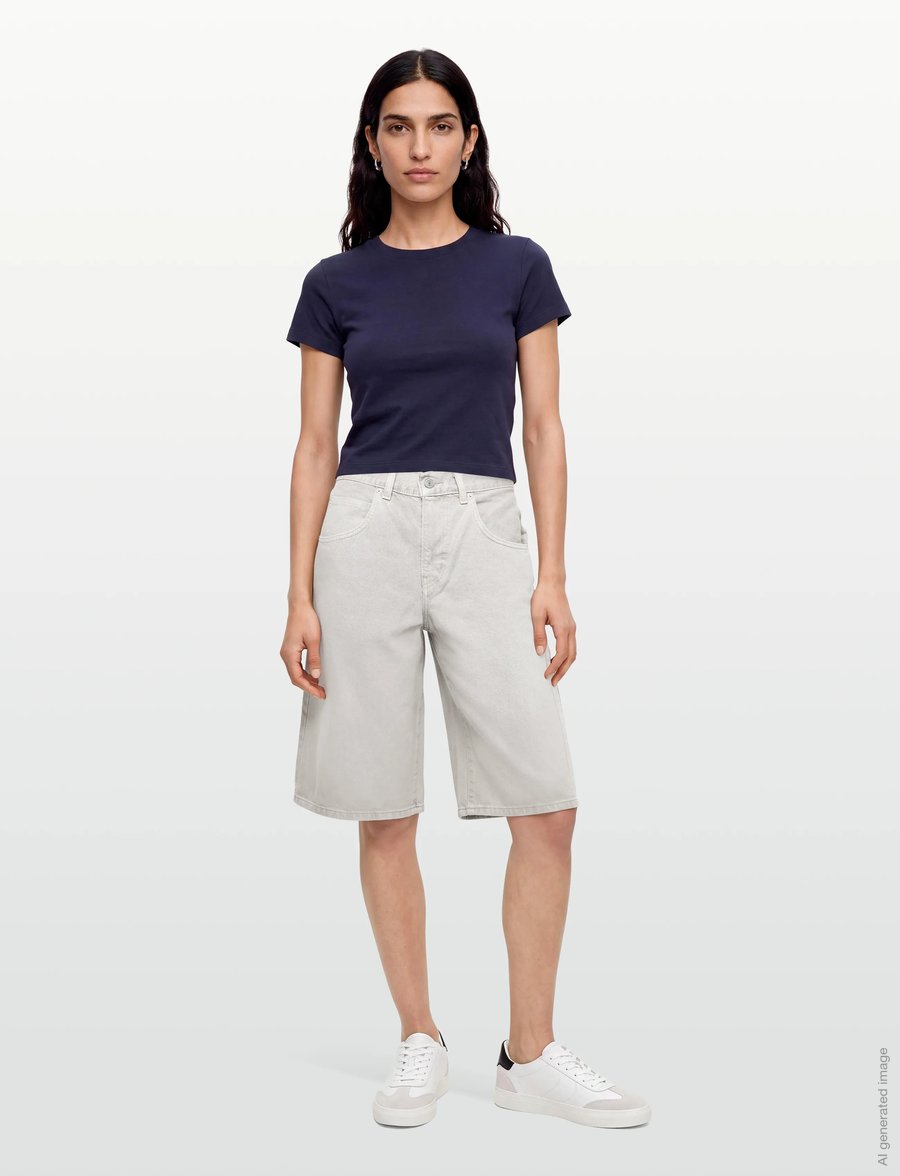 Levi's® - SUPER BAGGY JORT PEBBLED PATH - jorts - greys - 0