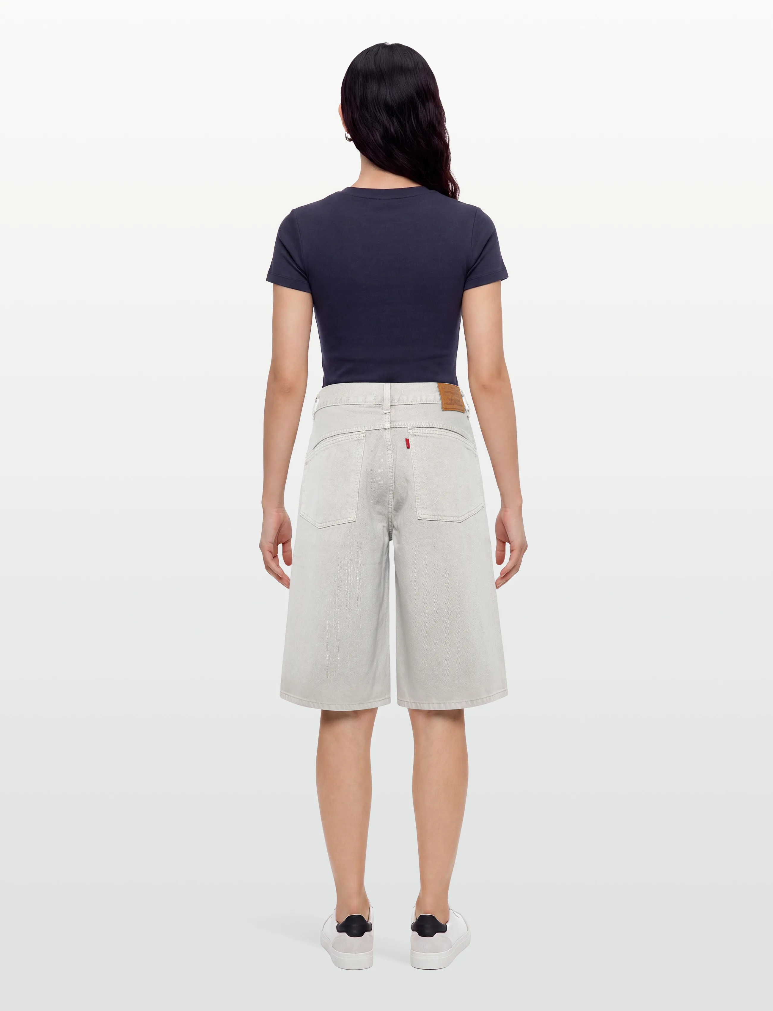 Levi's® - SUPER BAGGY JORT PEBBLED PATH - jorts - greys - 4