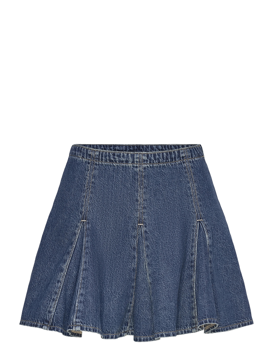 Levi's® - GODET MINI SKIRT FELL OFF STON - jeansröcke - dark indigo - flat finish - 1