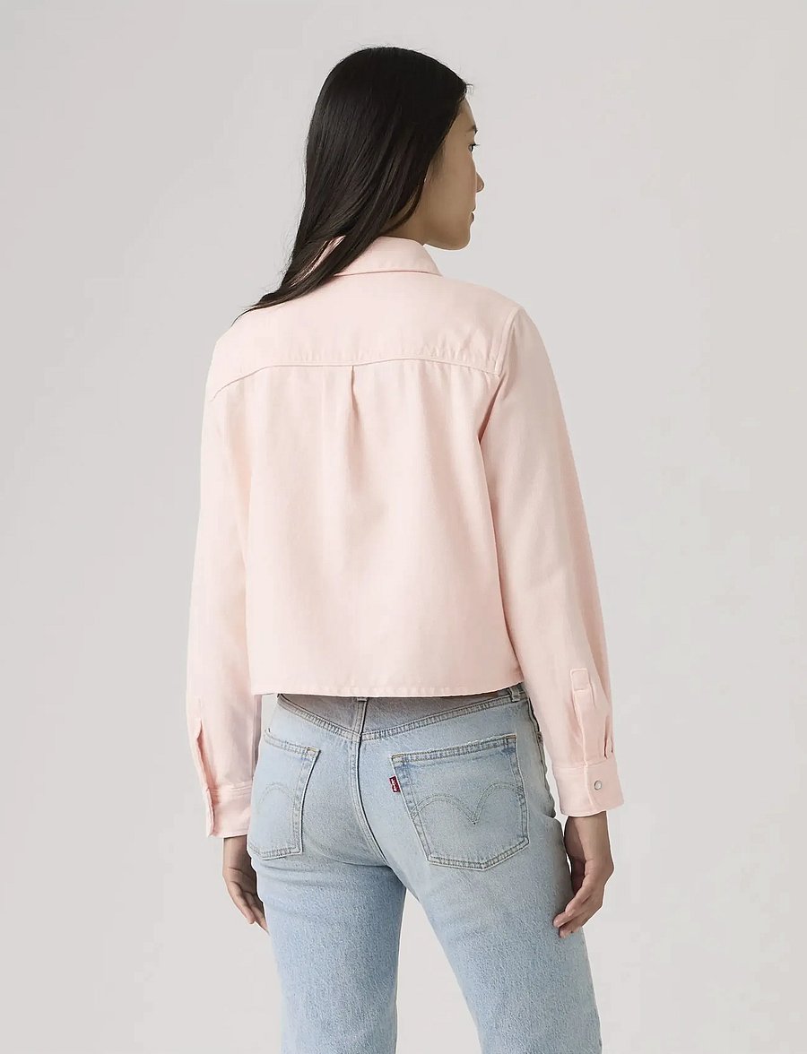 Levi's® - LOGAN TENCEL SHACKET DUSTY CRY - jeansskjortor - pinks - 3
