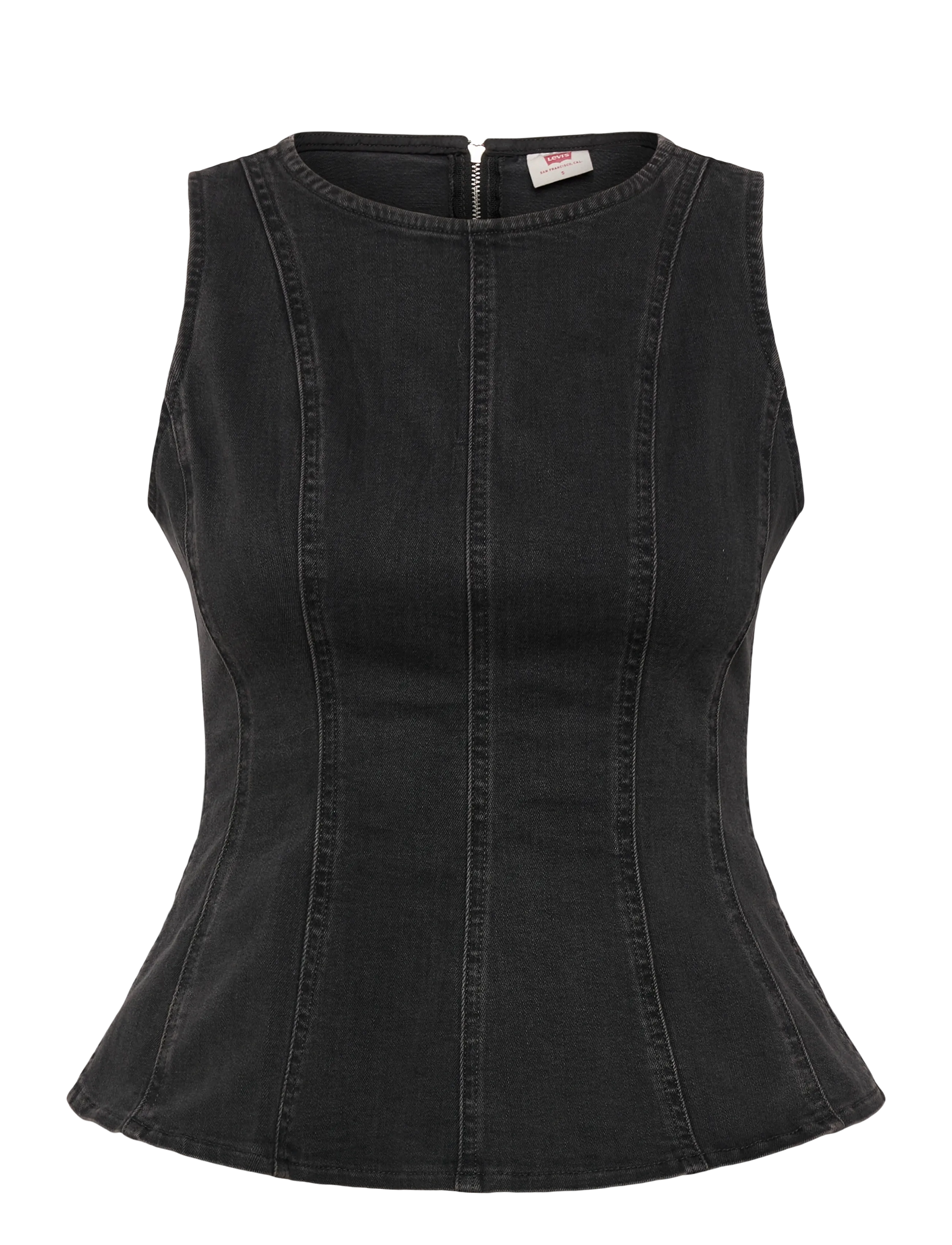 LEVI'S Leighton Peplum Oberteil Ny Nights Schwarz - S - Damen