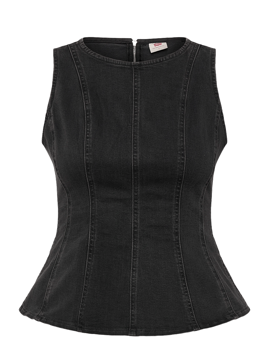 Levi's® - LEIGHTON PEPLUM TOP NY NIGHTS - varrukateta topid - blacks - 1