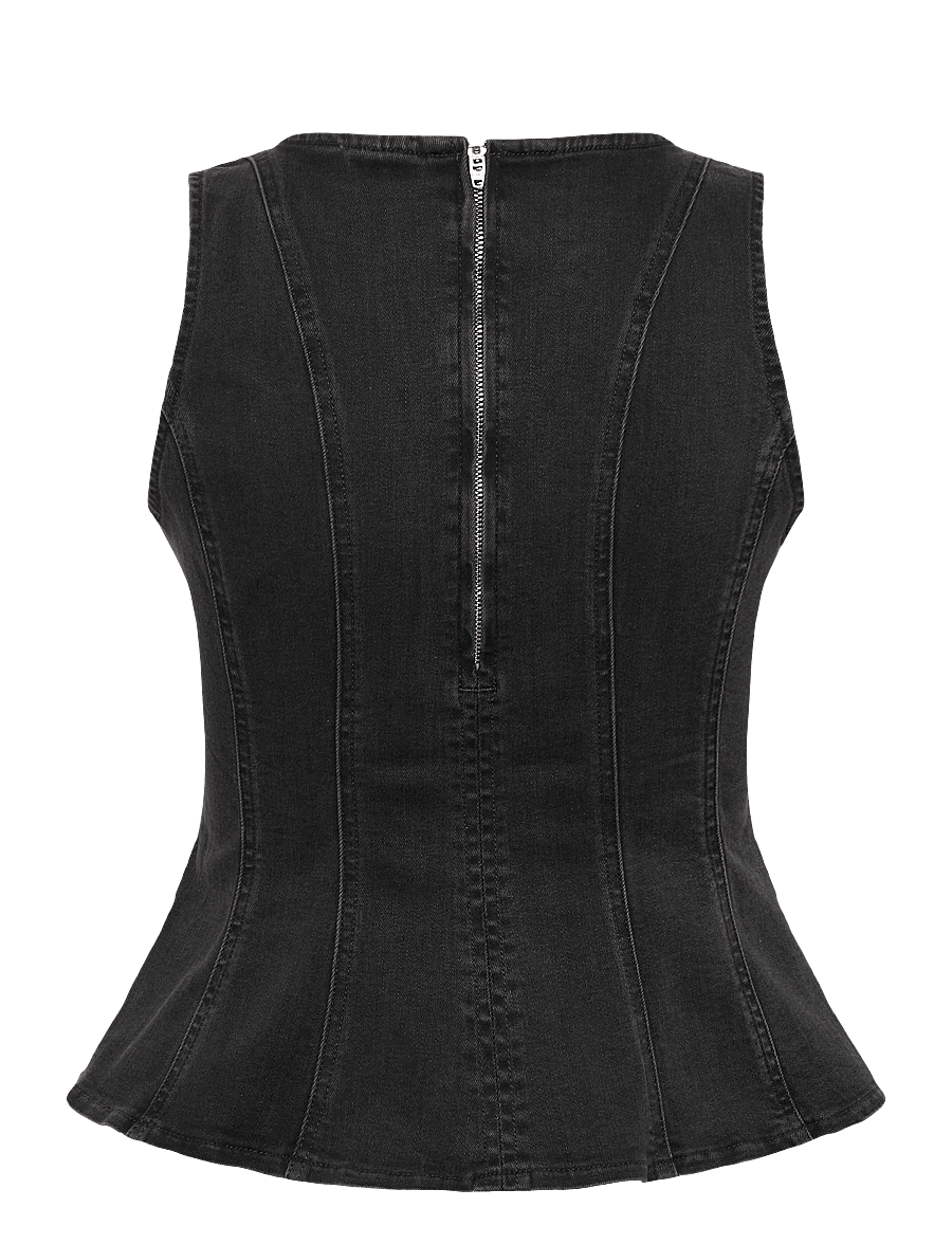 Levi's® - LEIGHTON PEPLUM TOP NY NIGHTS - varrukateta topid - blacks - 2