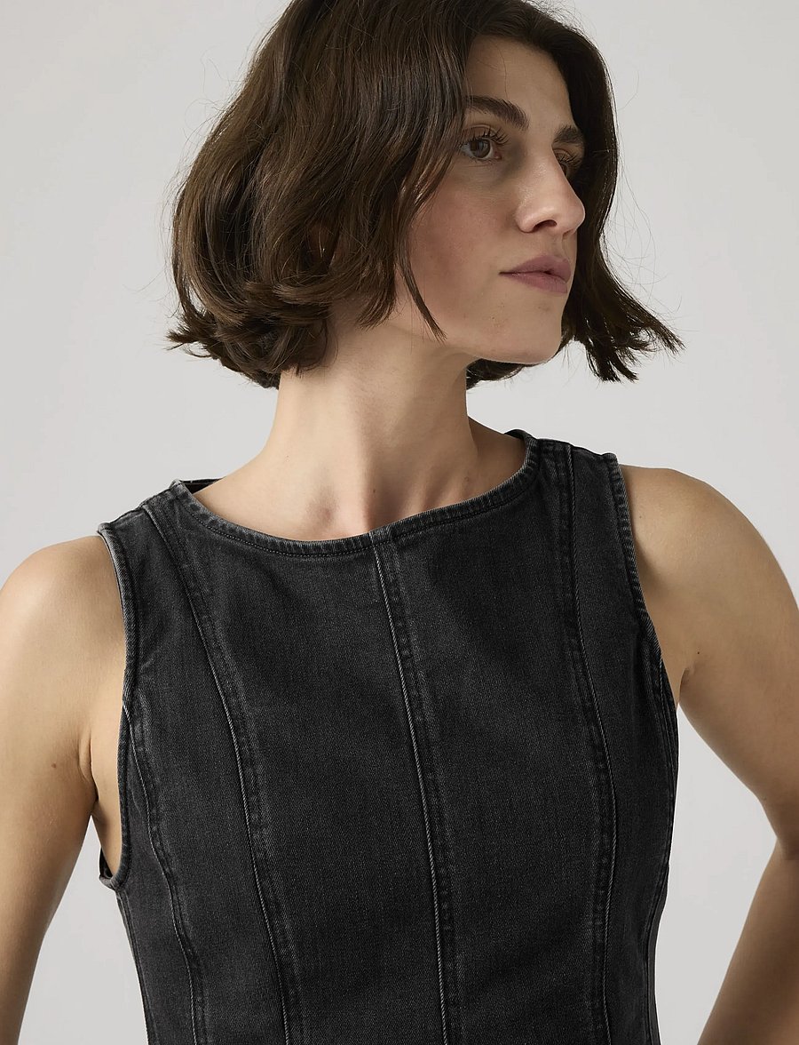 Levi's® - LEIGHTON PEPLUM TOP NY NIGHTS - varrukateta topid - blacks - 4