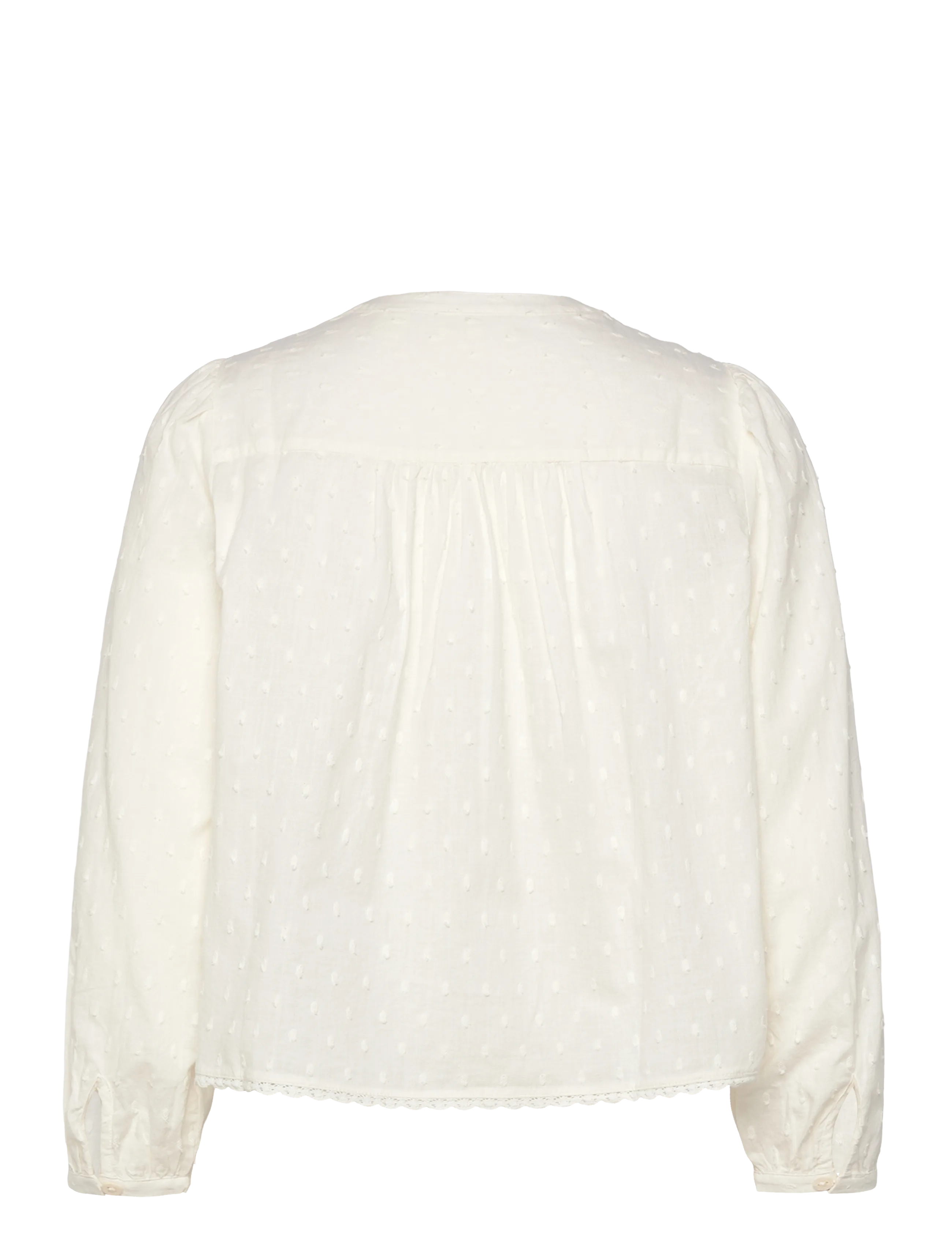 Levi's® - CLEO LS BLOUSE EGRET - långärmade blusar - whites - 2
