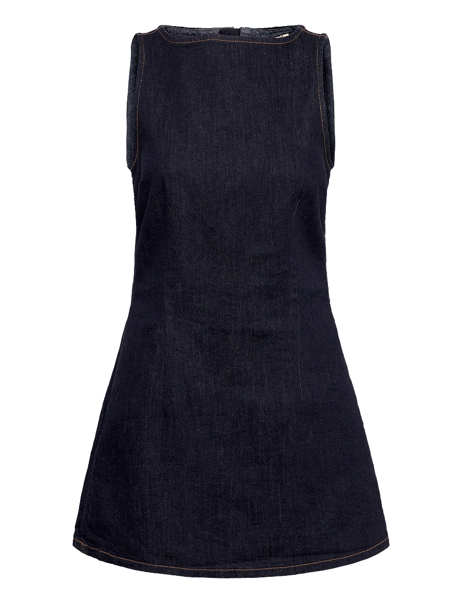 Levi's® - LITTLE DENIM DRESS FEM FATALE - denimkjoler - dark indigo - flat finish - 1