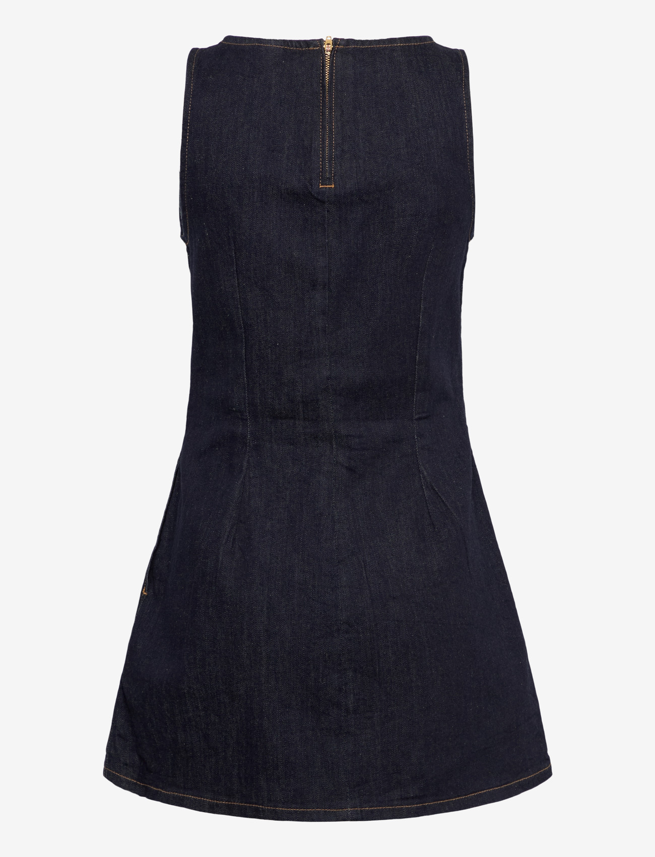 princess polly baby blue dress Quinney Denim Dress - Black main image 1