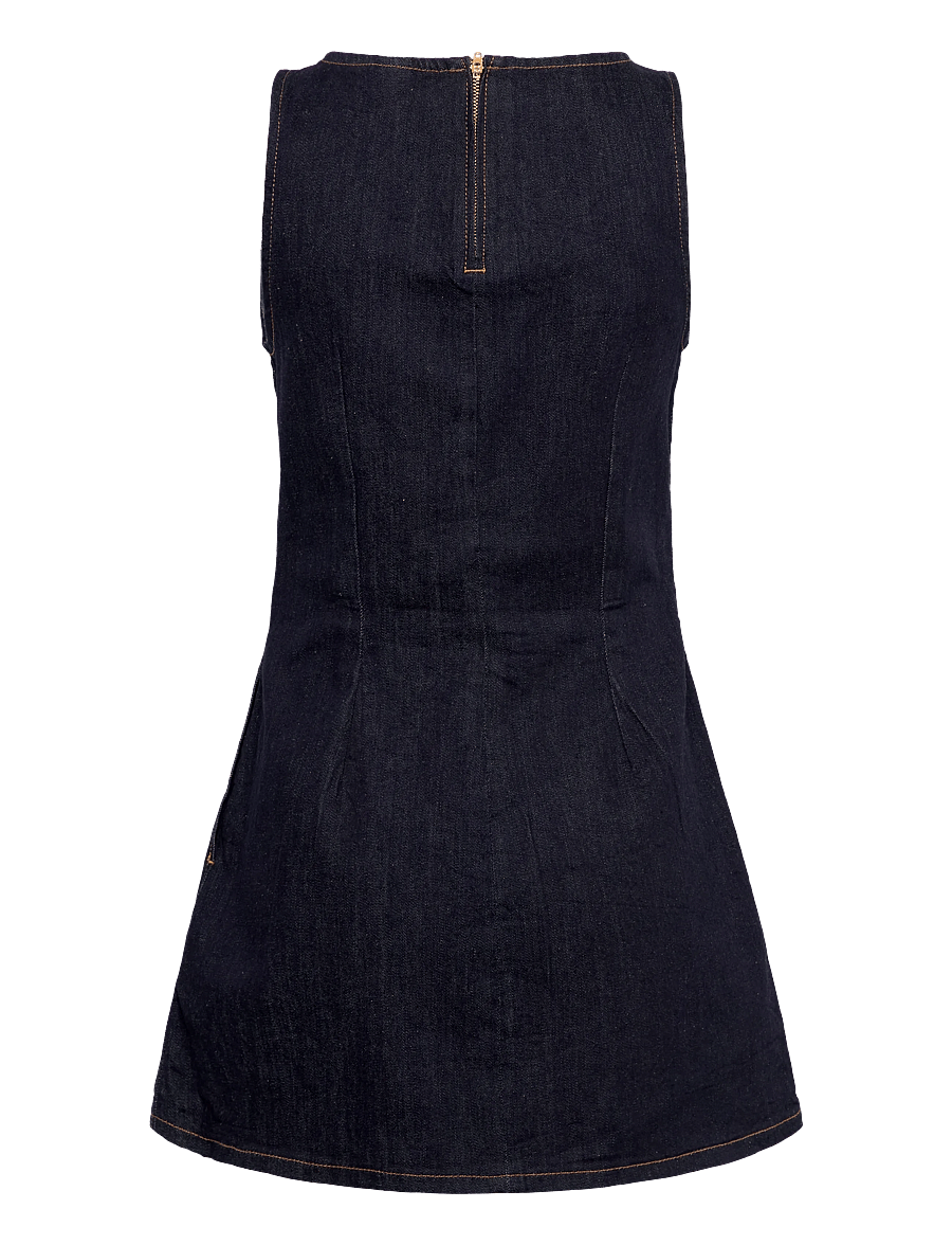 Levi's® - LITTLE DENIM DRESS FEM FATALE - denimkjoler - dark indigo - flat finish - 2