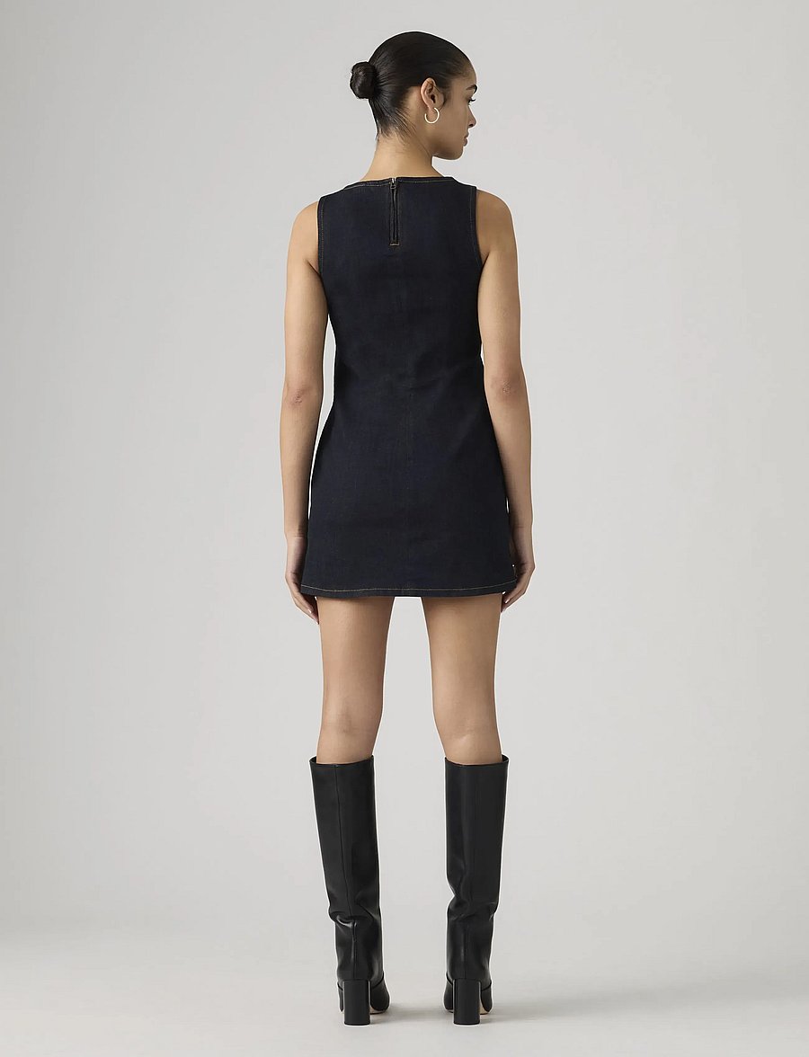 Levi's® - LITTLE DENIM DRESS FEM FATALE - denimkjoler - dark indigo - flat finish - 3