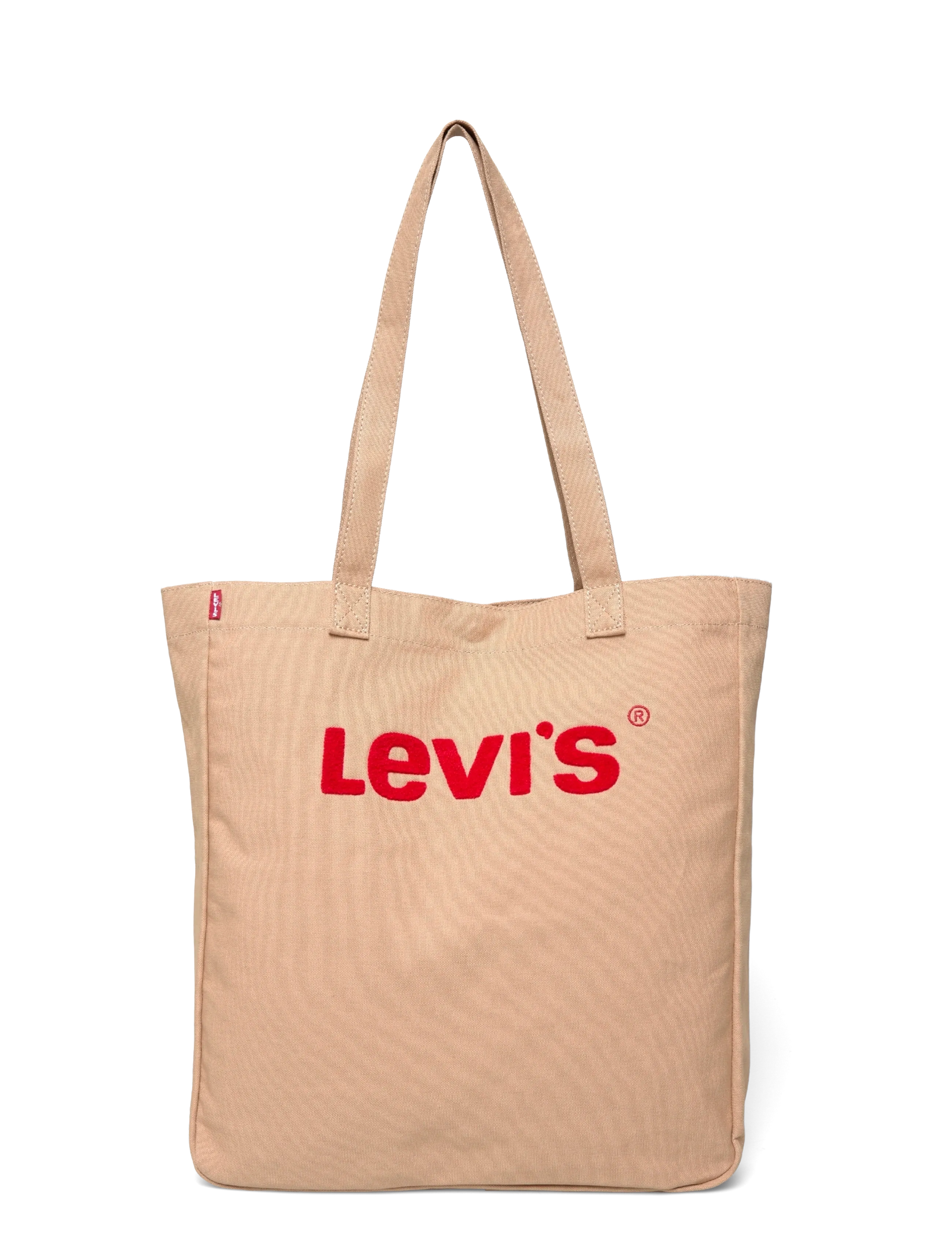 Levi's® EVERYDAY GRAPHIC TOTE TRAVERTI - Officewear - TANS / red