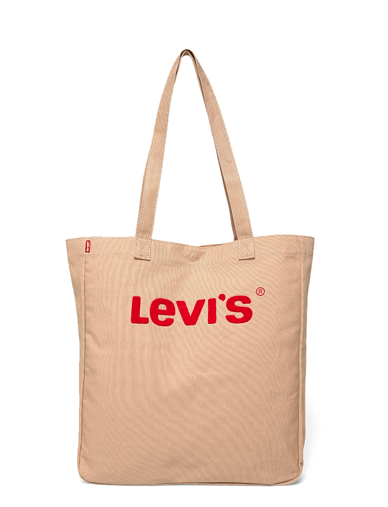 Levi's® - EVERYDAY GRAPHIC TOTE TRAVERTI - tote bags - tans - 0