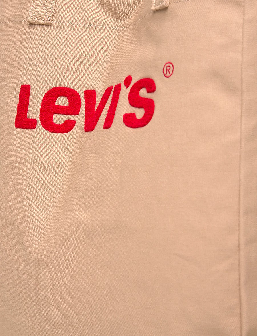 Levi's® - EVERYDAY GRAPHIC TOTE TRAVERTI - tote bags - tans - 5