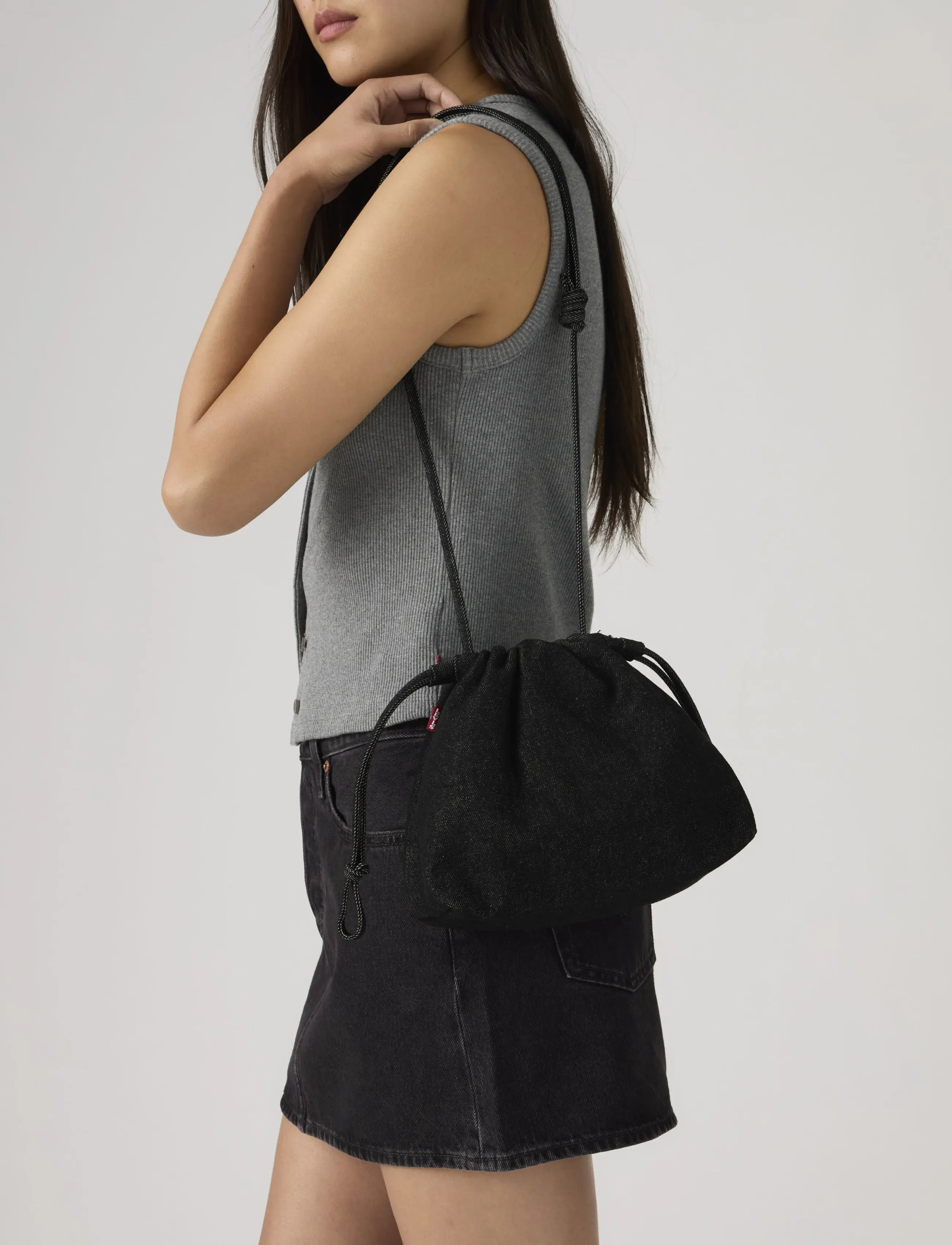 Levi's Isabelle Crossbody Black Rinse, One Size, Bags, Schwarz - Frauen