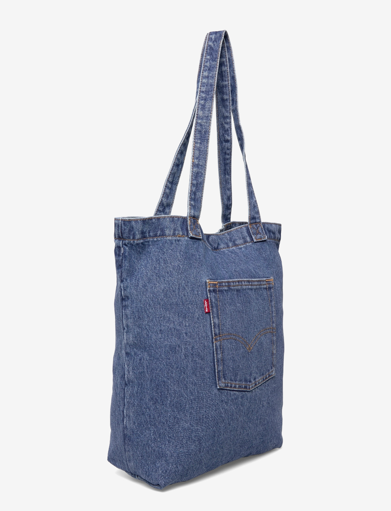 Levi's® - BACK POCKET TOTE ELEVATION OCE - tote bags - med indigo - flat finish - 2