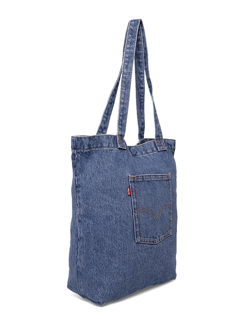 Levi's® - BACK POCKET TOTE ELEVATION OCE - tote bags - med indigo - flat finish - 2