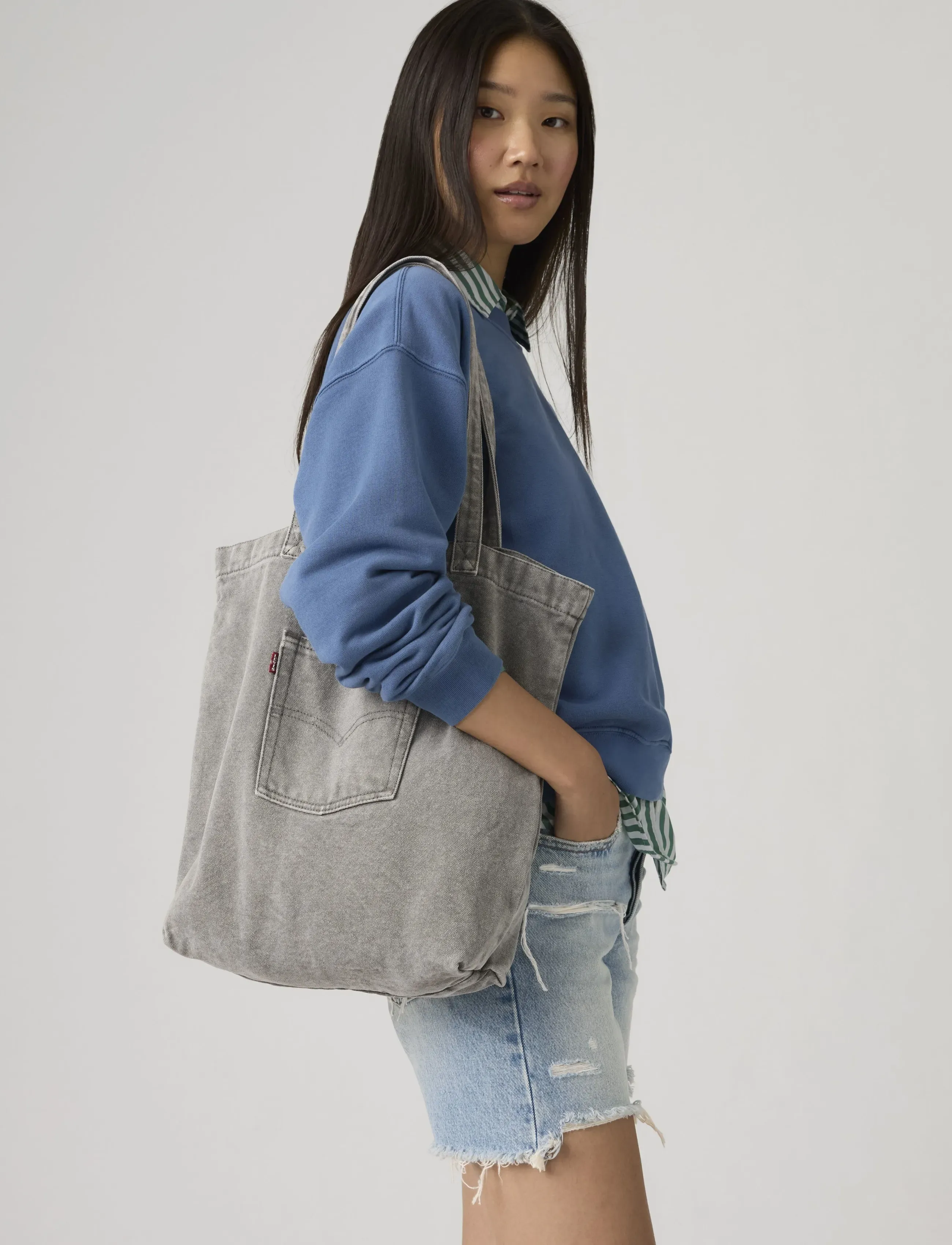 Levi's® - BACK POCKET TOTE ELEVATION SUN - shoppers - greys - 4