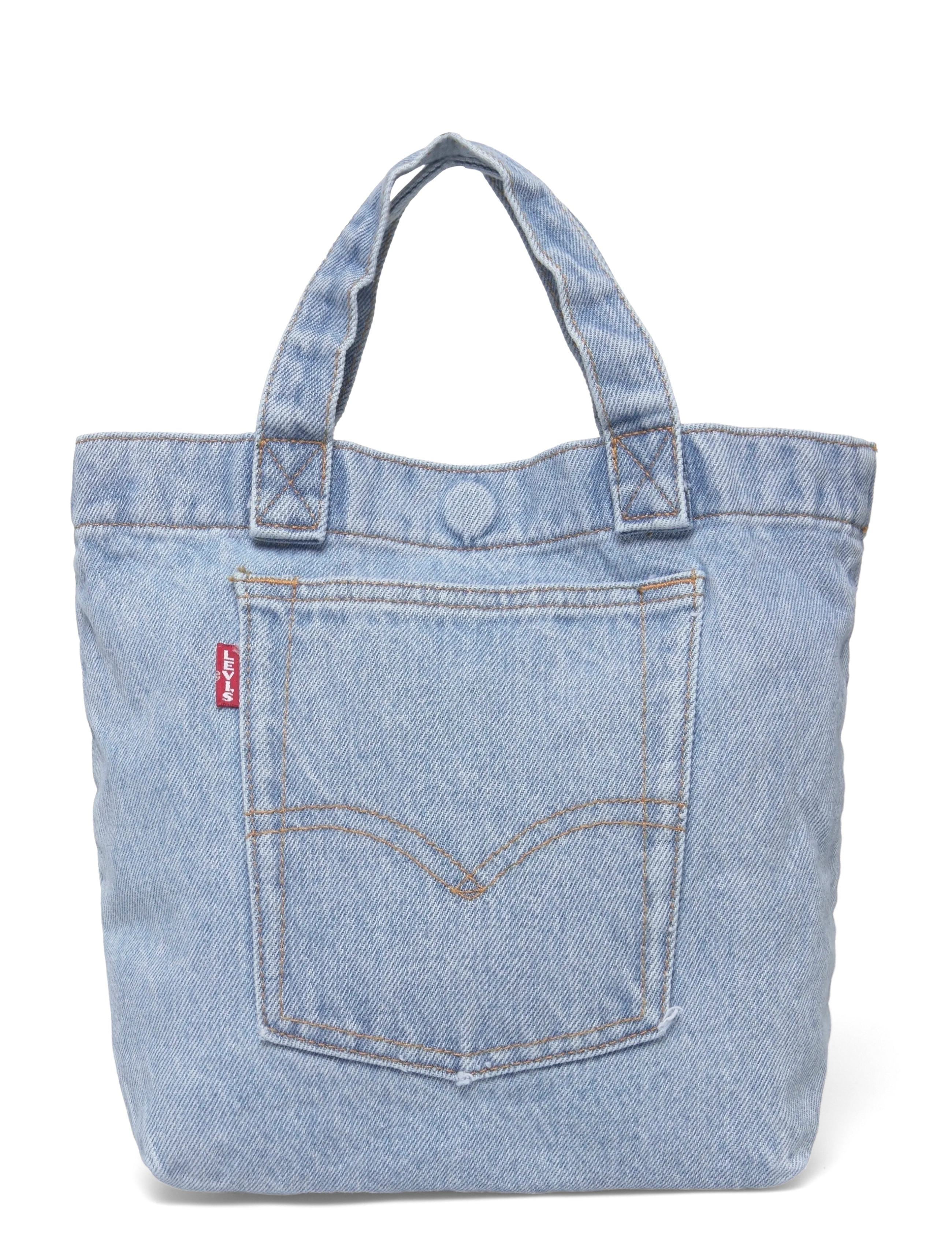 Levi's® MINI LEVIS TOTE OCEAN INDIGO W - Tote Bags - LIGHT INDIGO - FLAT FINIS / blue