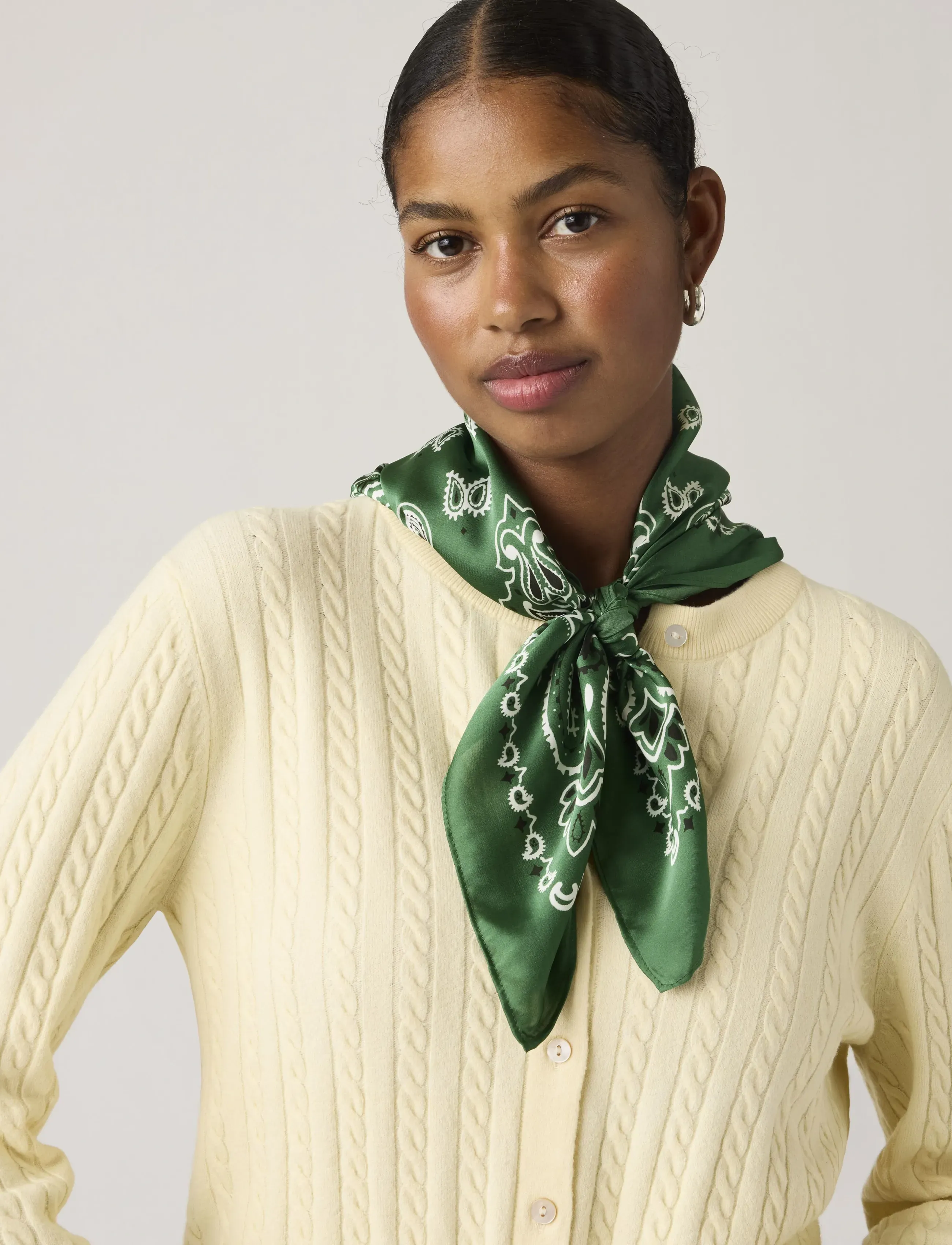 Levi's® SATIN BANDANA OAKLEY BANDANA E - Skjerf - GREENS / green