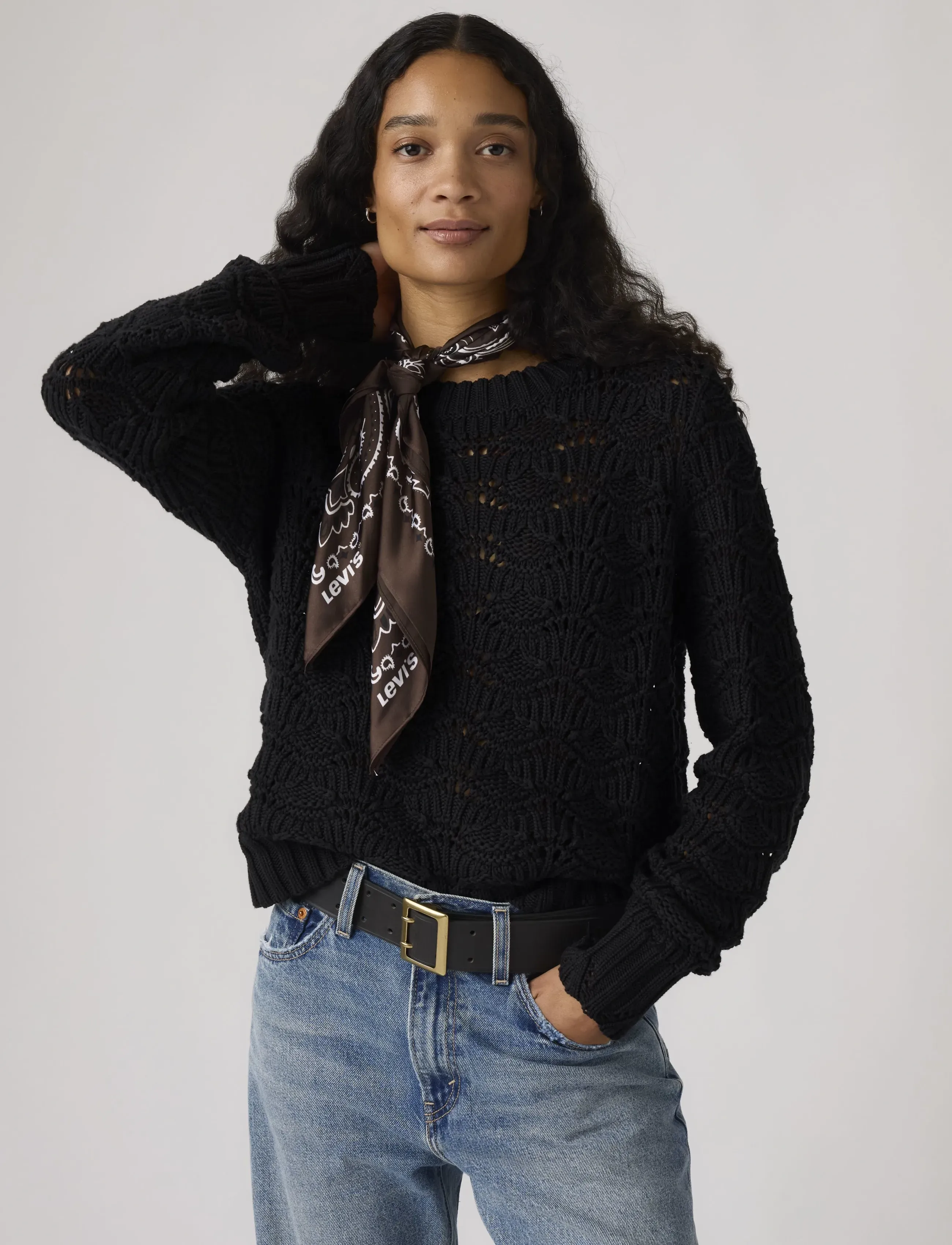 Levi's® SATIN BANDANA OAKLEY BANDANA C - Accessoires - BROWNS / brown