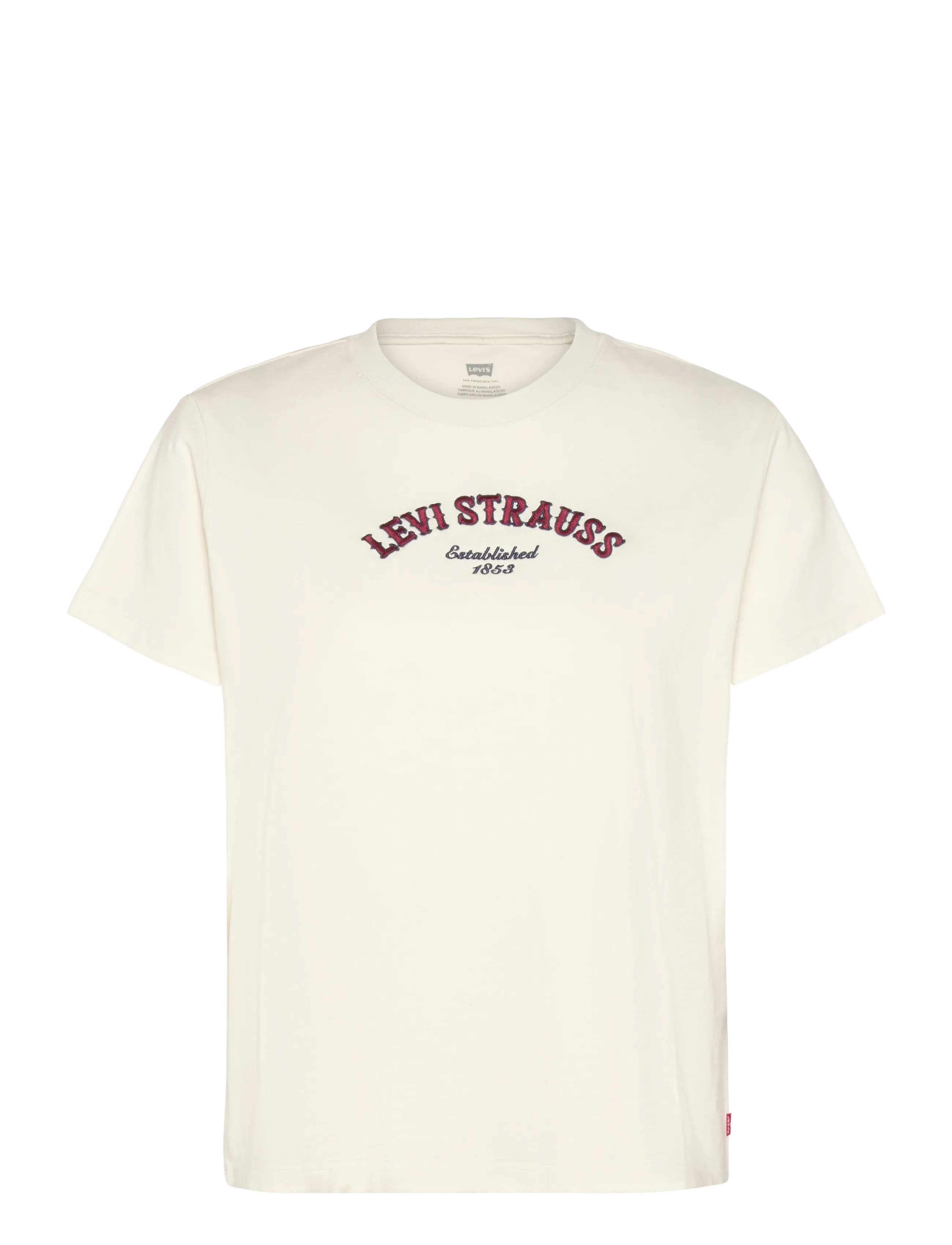 Levi's® GR FAVORITE TEE WESTERN COLLEG - Riided - NEUTRALS / cream