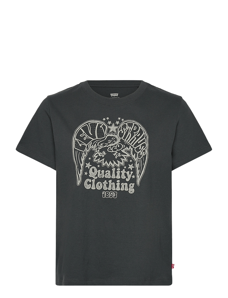 Levi's® - GR FAVORITE TEE RHINESTONE EAG - t-shirts - blacks - 1