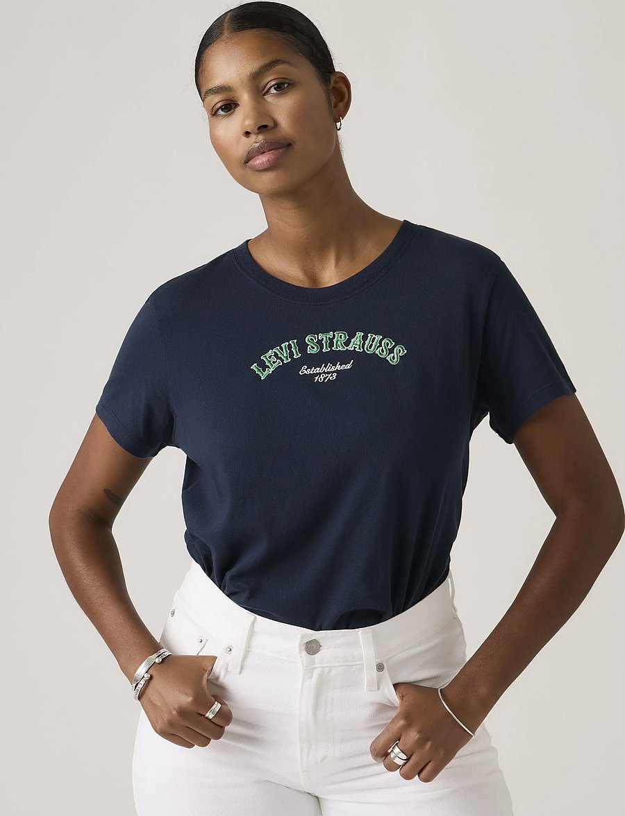 Levi's® - GR FAVORITE TEE FUNKY COLLEGIA - t-shirts - blues - 5