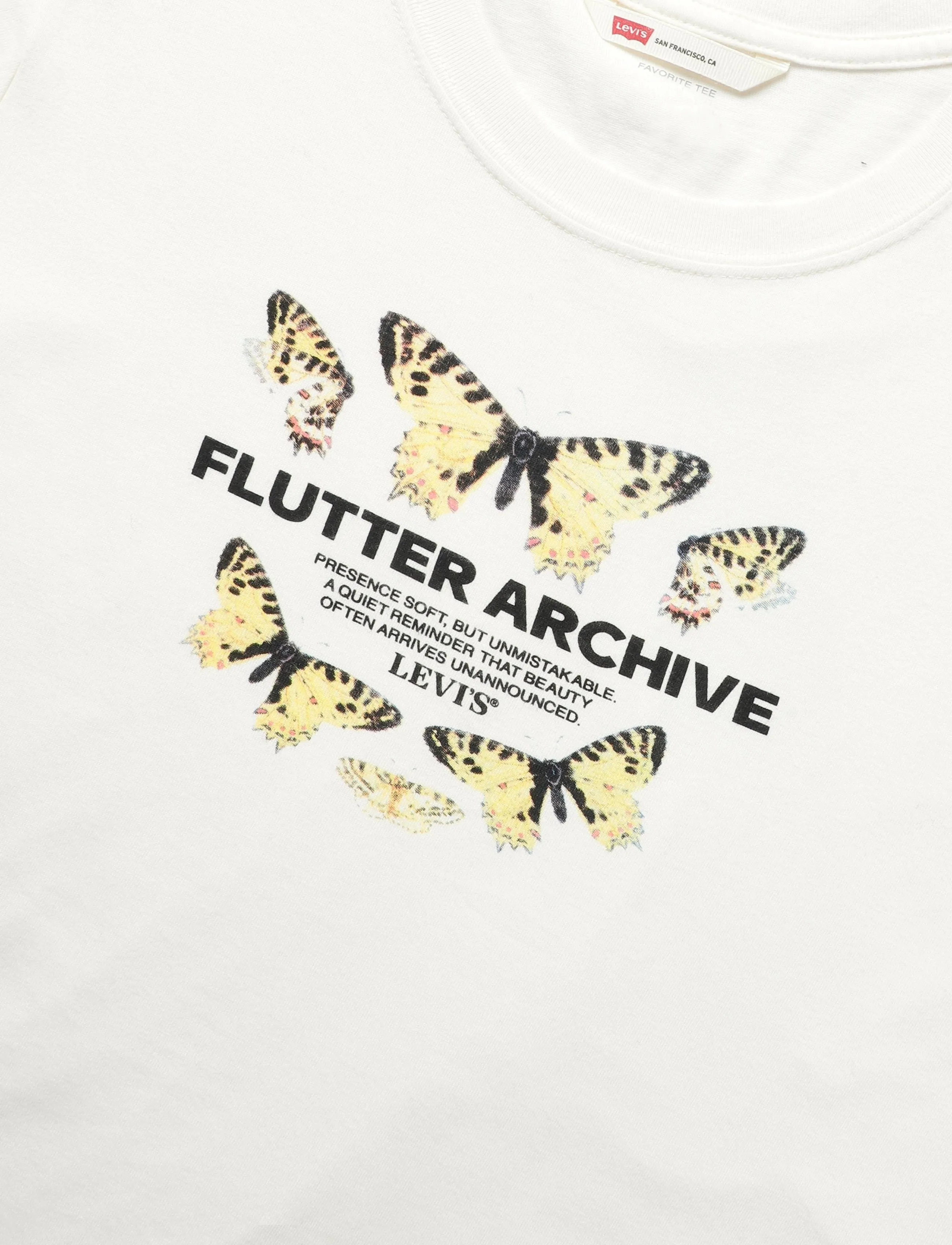 Levi's® - GR FAVORITE TEE FLUTTER ARCHIV - whites - 2