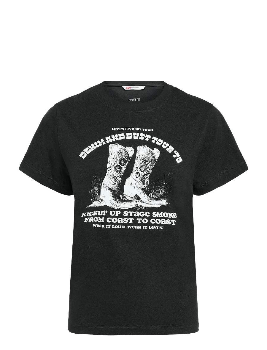 Levi's® - GR FAVORITE TEE DENIM AND DUST - t-shirts - blacks - 0