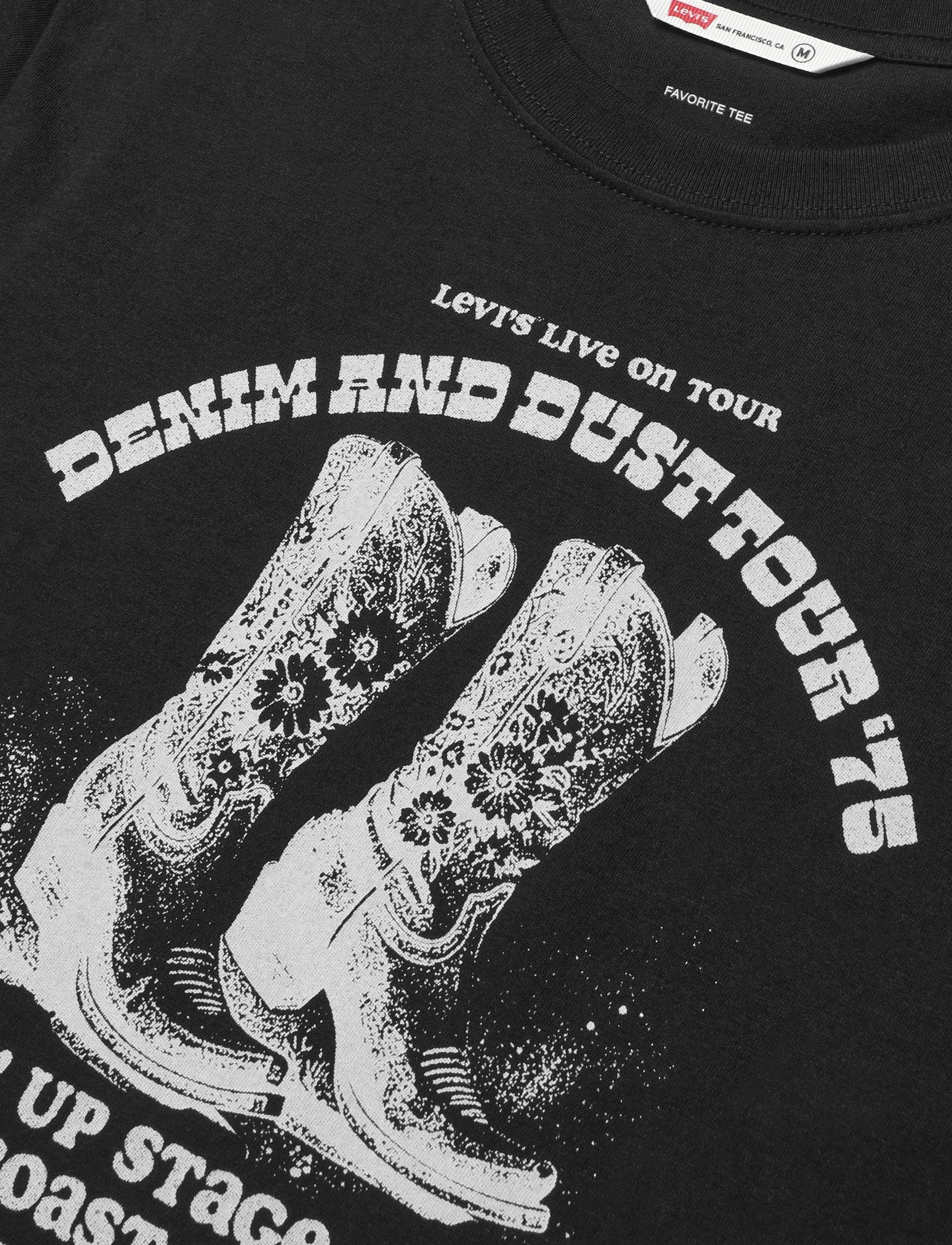 Levi's® - GR FAVORITE TEE DENIM AND DUST - t-shirts - blacks - 2