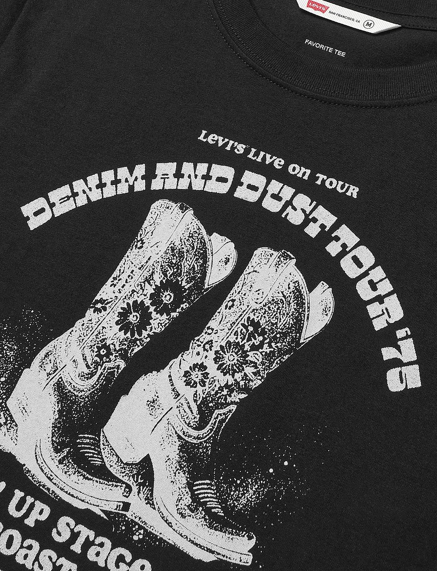 Levi's® - GR FAVORITE TEE DENIM AND DUST - t-shirts - blacks - 2
