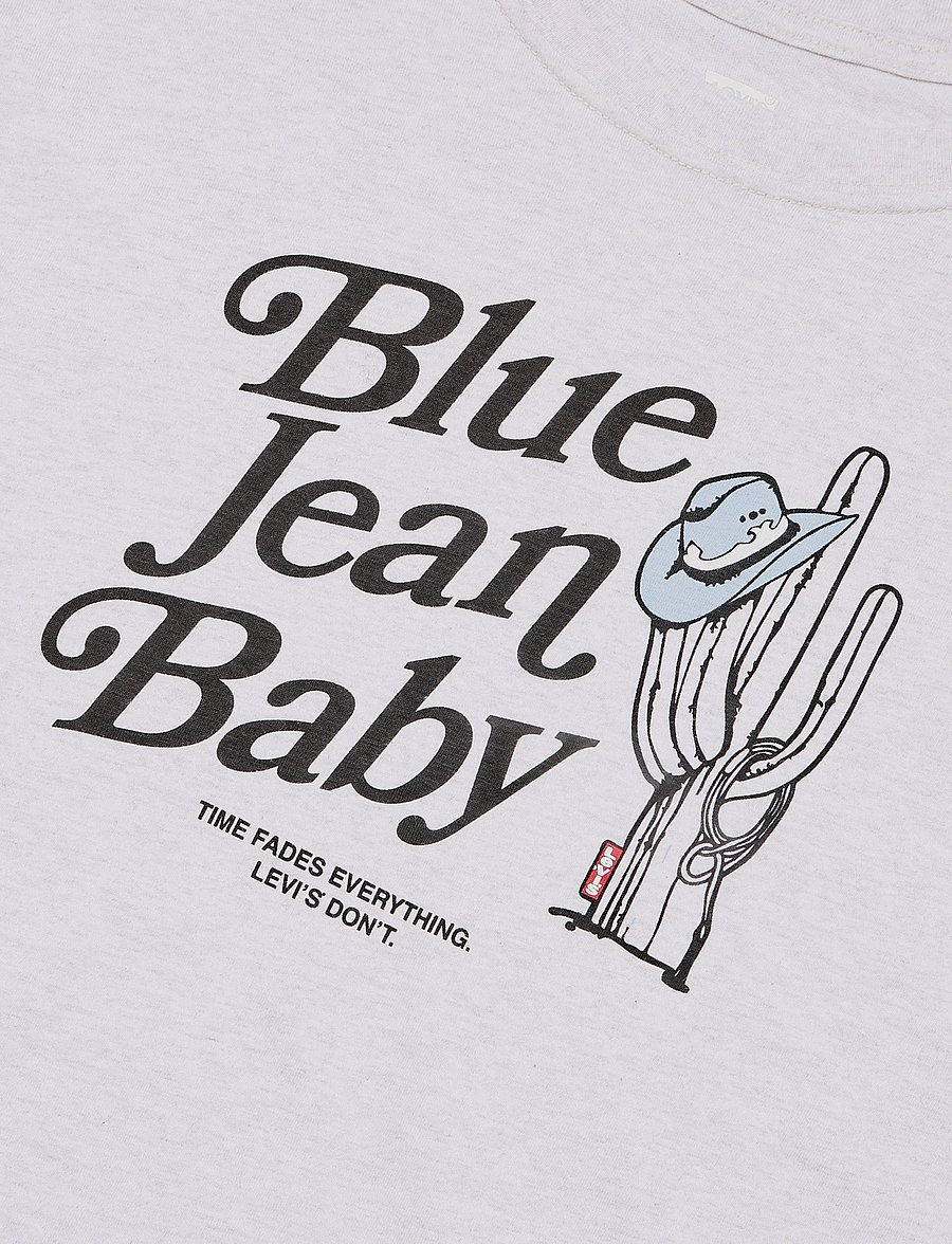 Levi's® - GR ANYDAY TEE BLUE JEAN BABY A - t-särgid - greys - 2