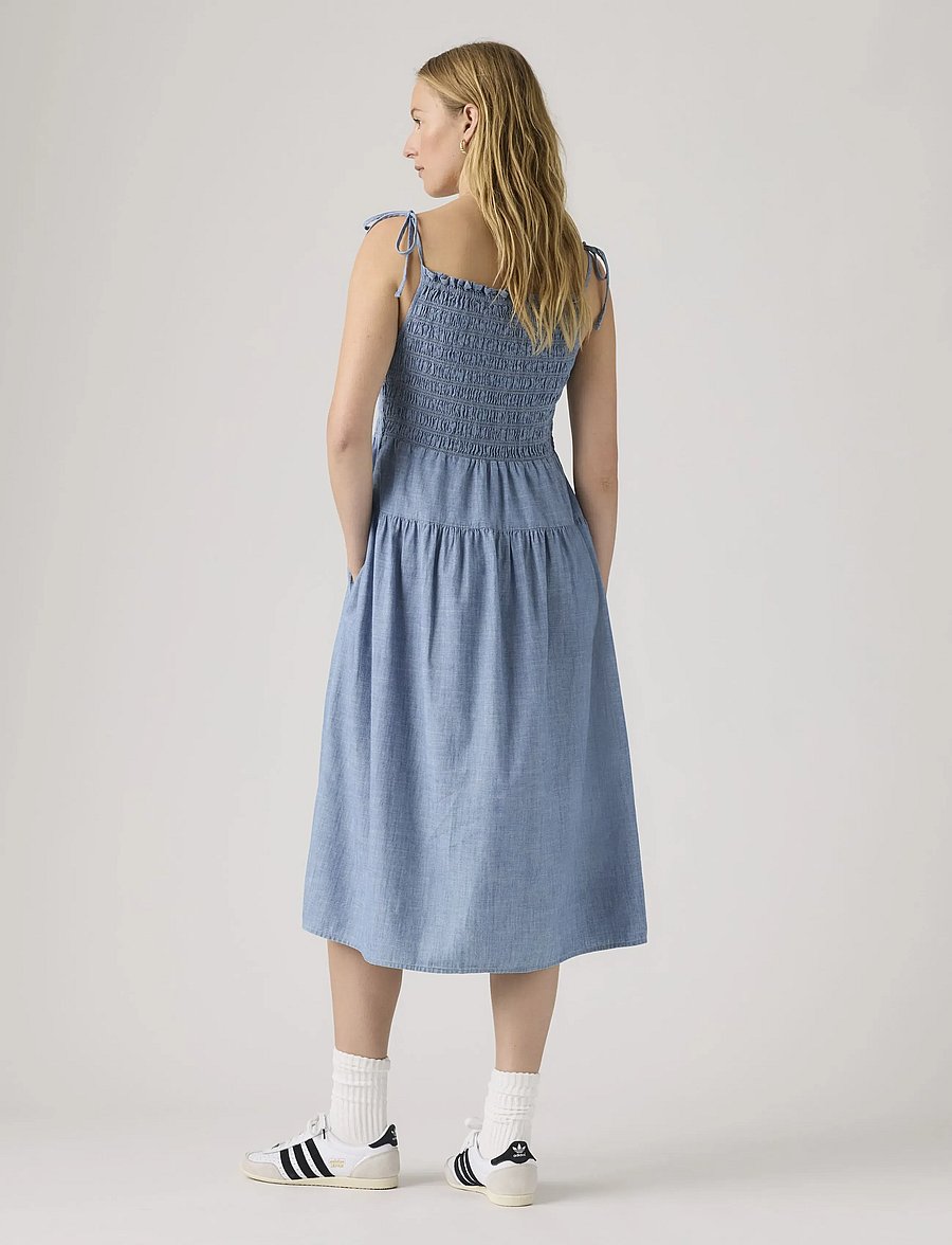 Levi's® - MONACO COTTON SUNDRESS BREEZY - summer dresses - med indigo - worn in - 3