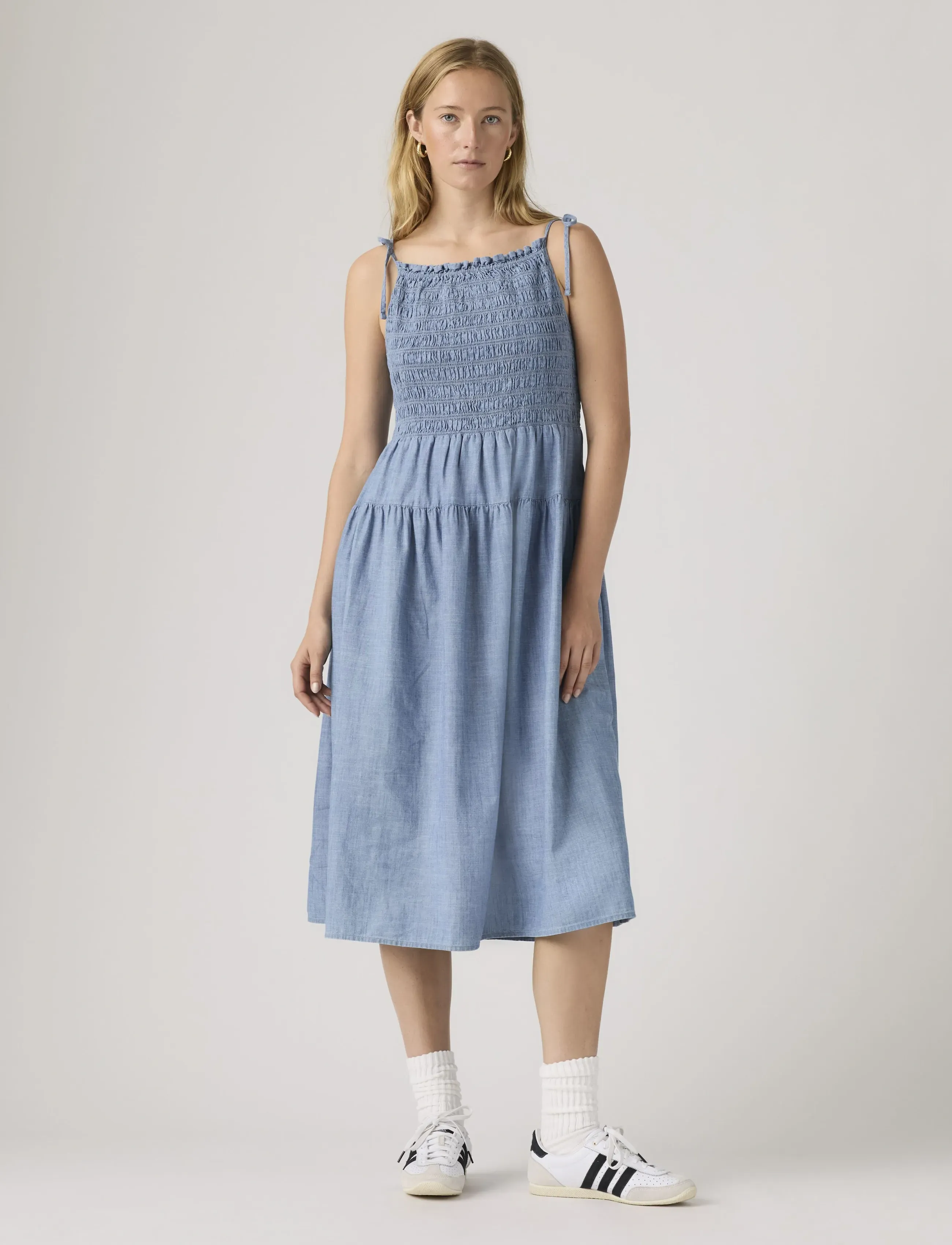 Levi's® - MONACO COTTON SUNDRESS BREEZY - zomerjurken - med indigo - worn in - 5